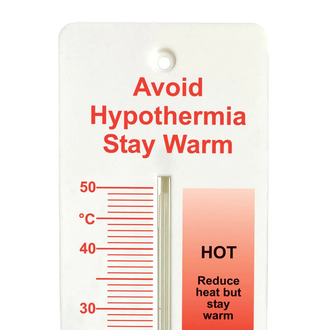 Plastic Wall Thermometer 255mm Comfort