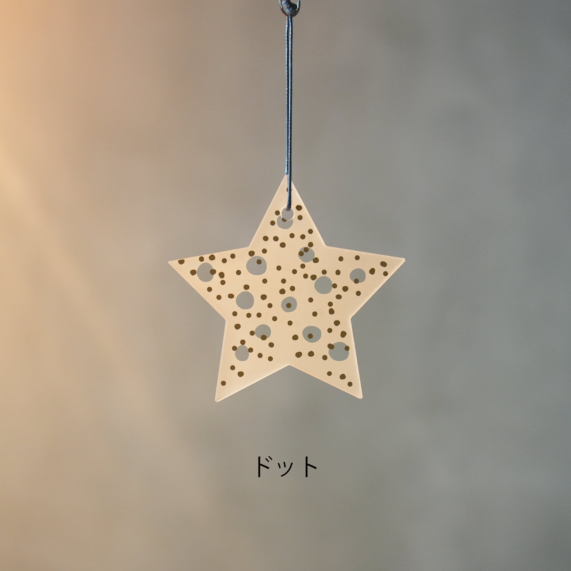 Glass Star Ornament L