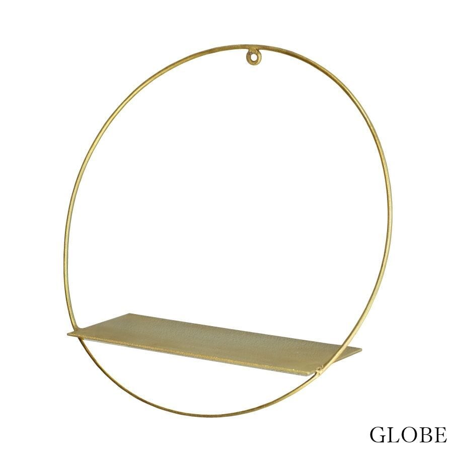 PIKE Wall Brass Shelf