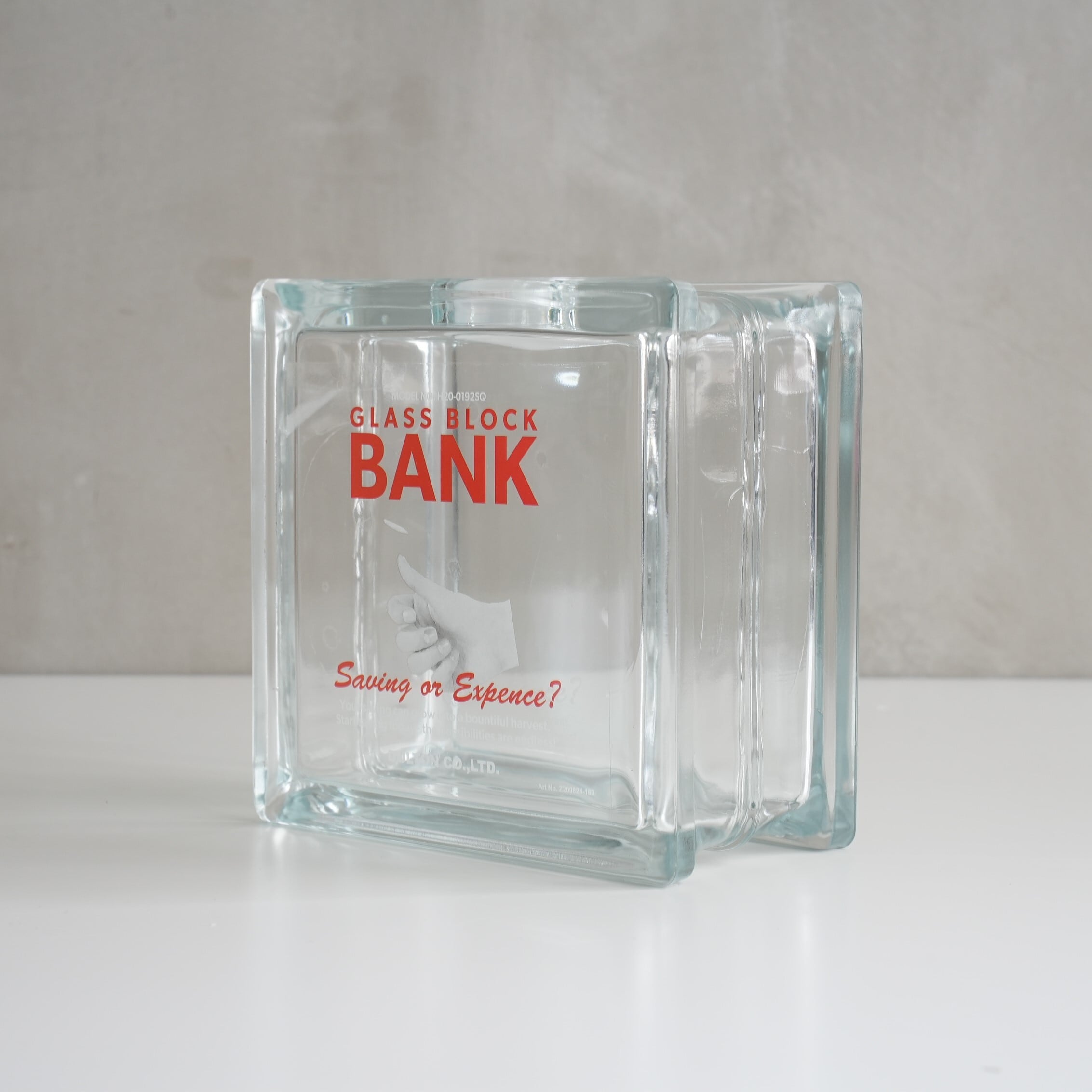 GLASS BLOCK BANK SQUARE