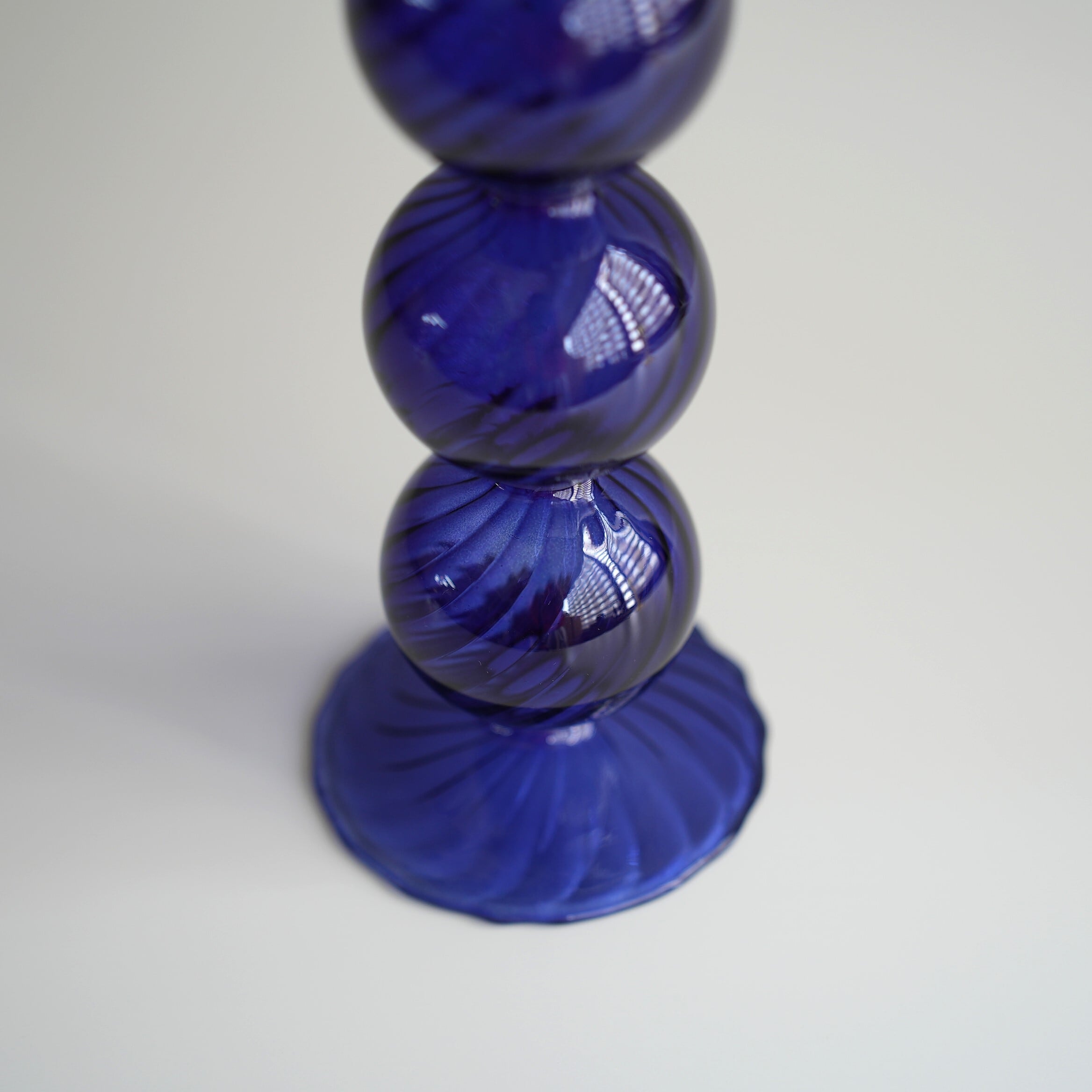 Lisa Glass Vase　Blue