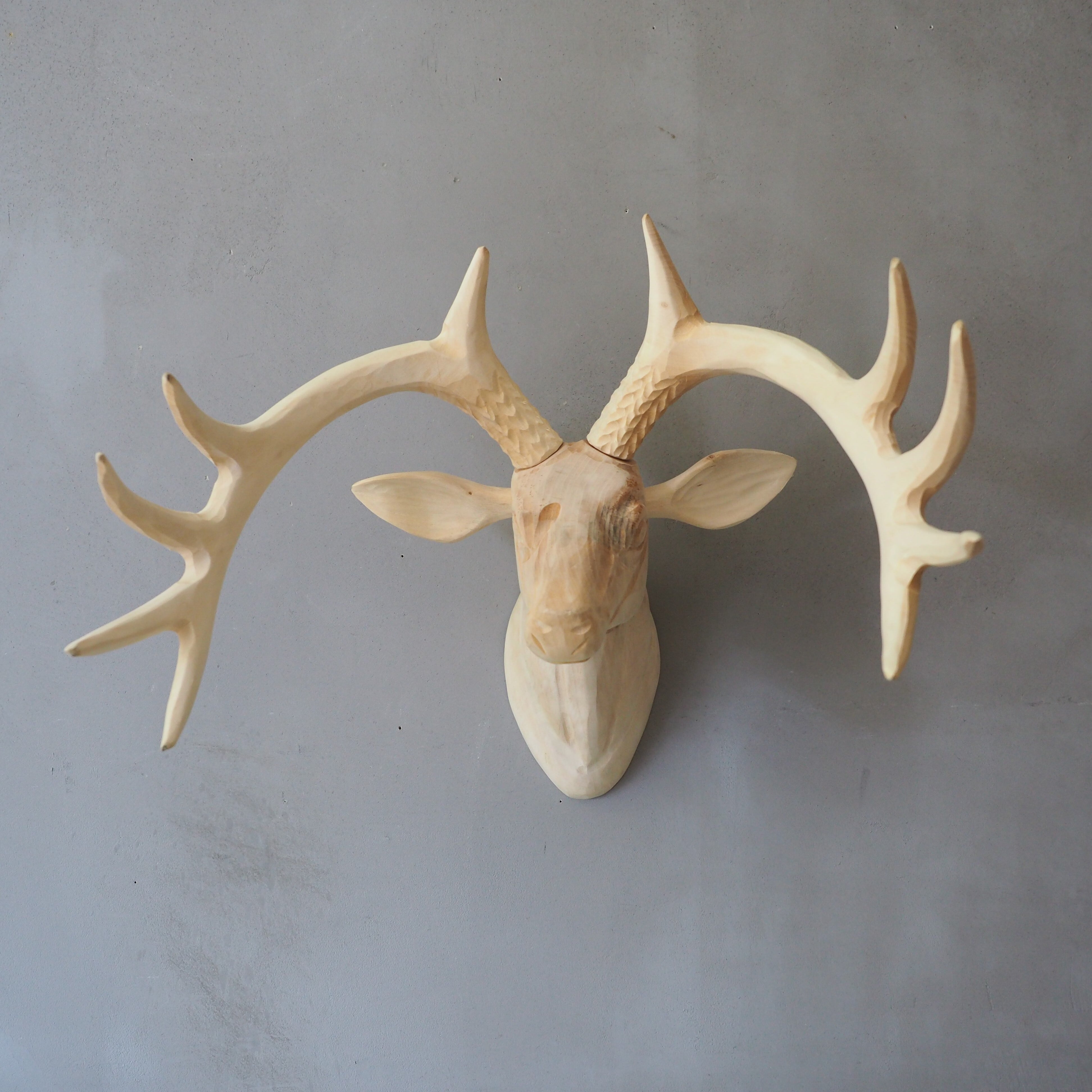 Wood Animal Head / Deer