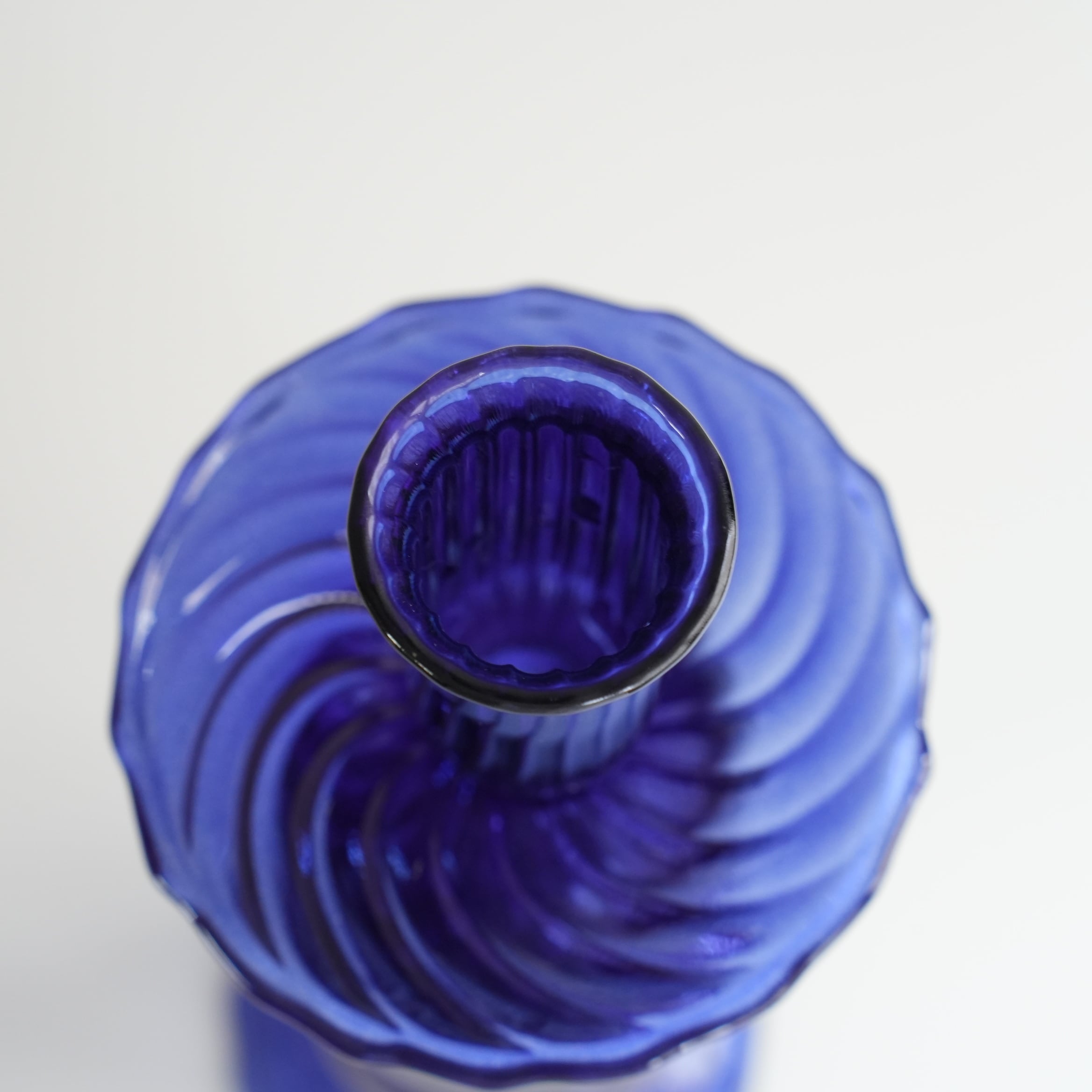 Lisa Glass Vase　Blue