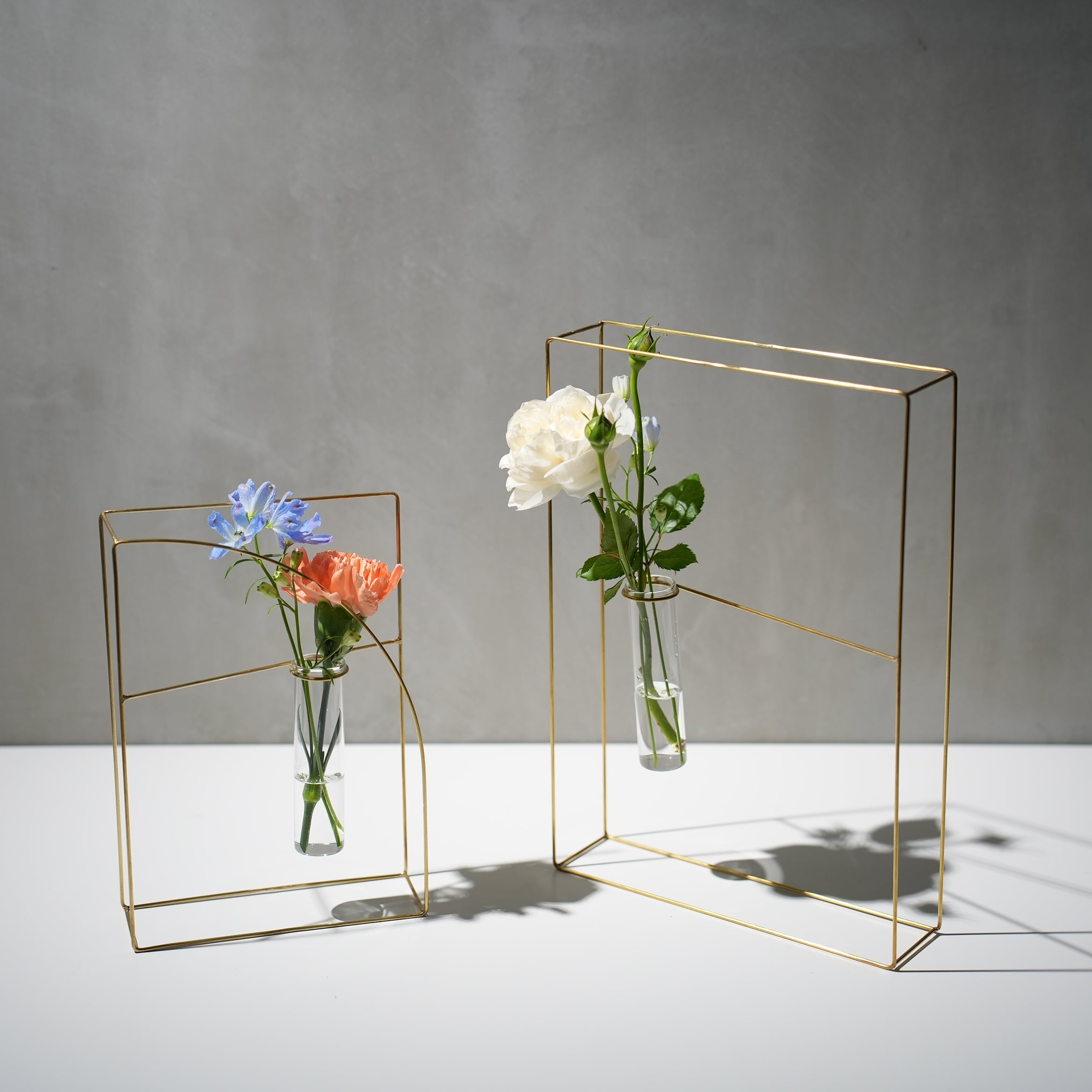 PIKE Frame Brass Vase　B