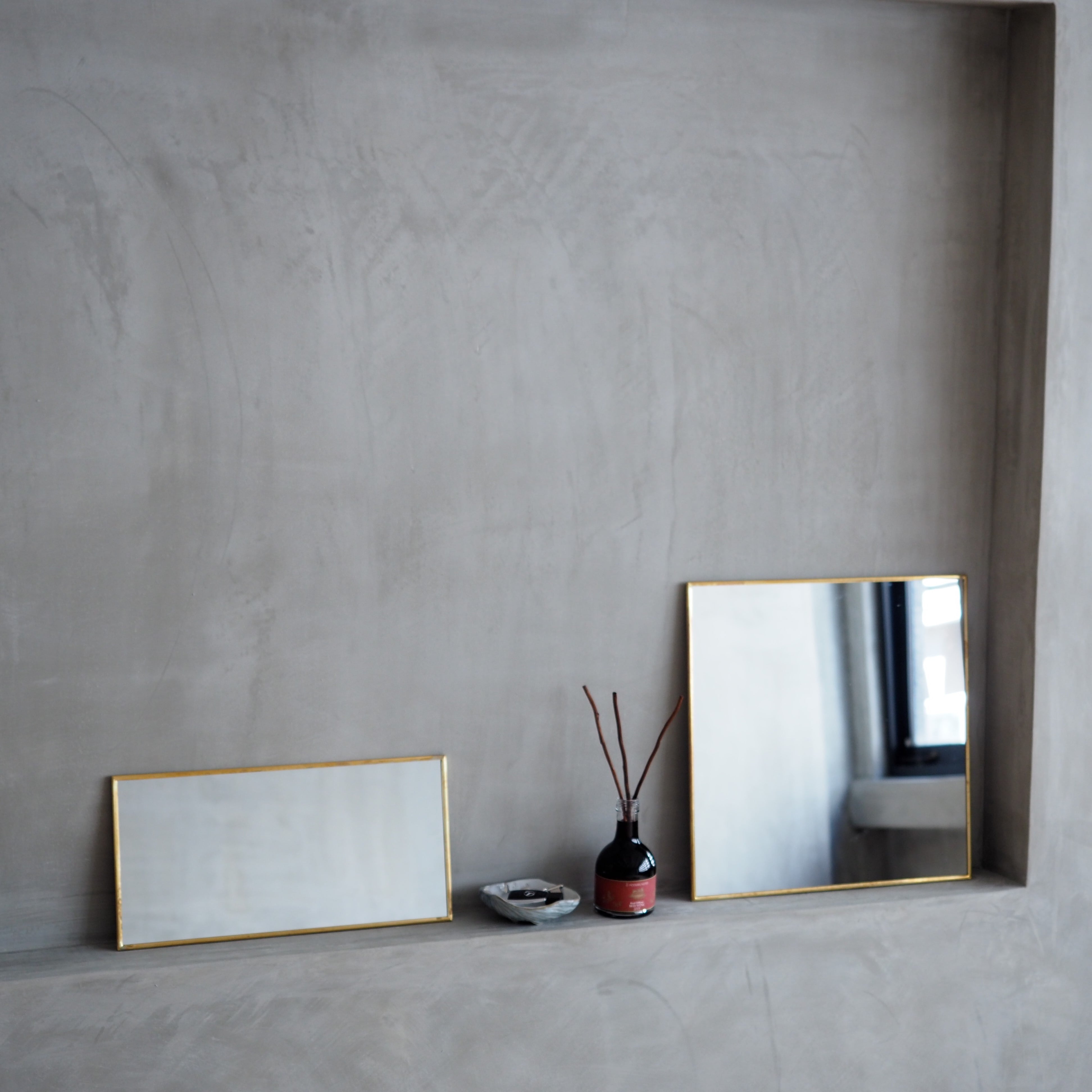 Odier Brass Mirror Rectangle