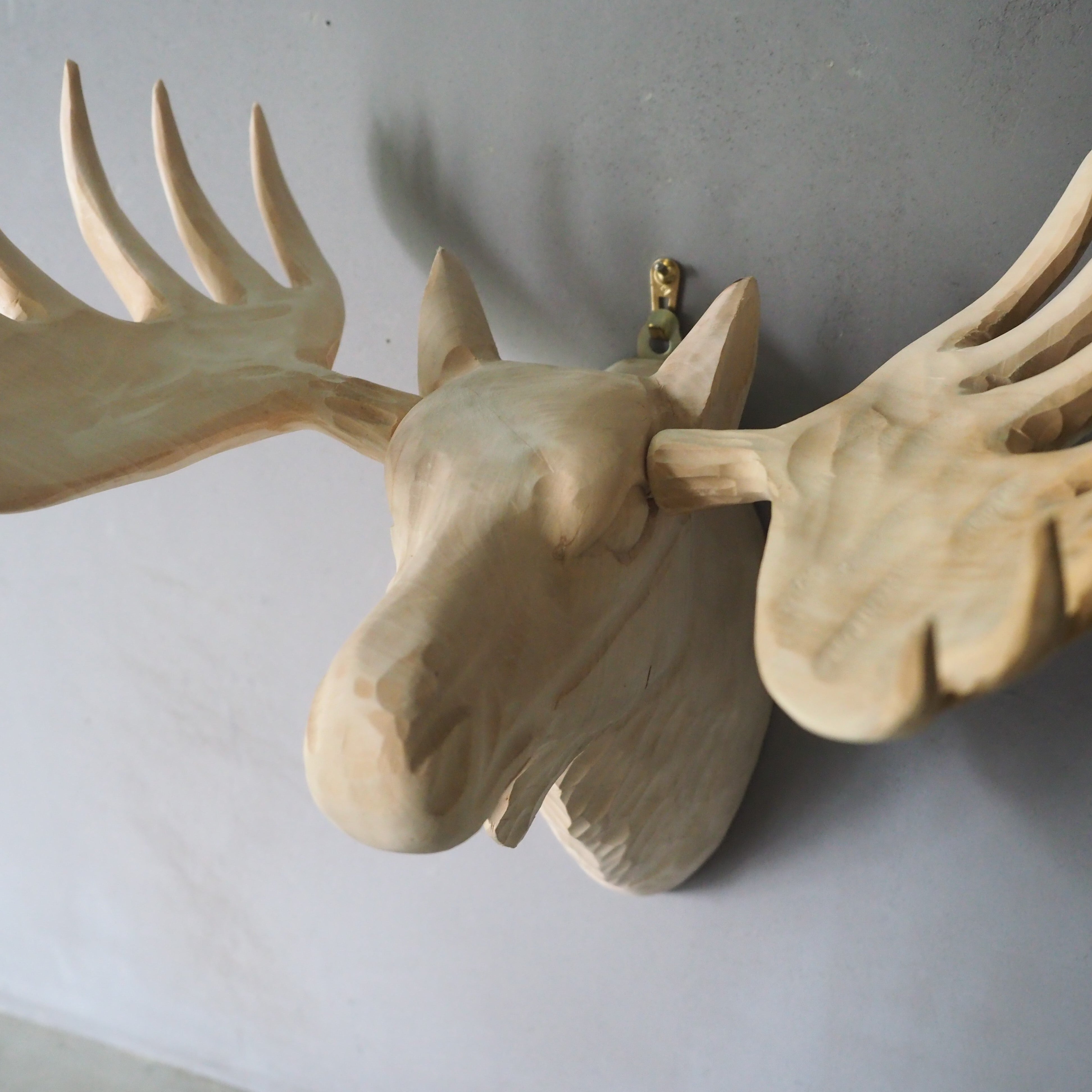 Wood Animal Head / Moose