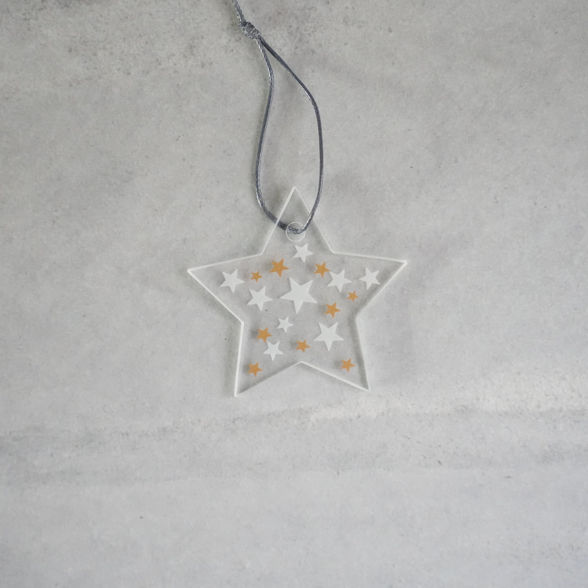 Glass Star Ornament S