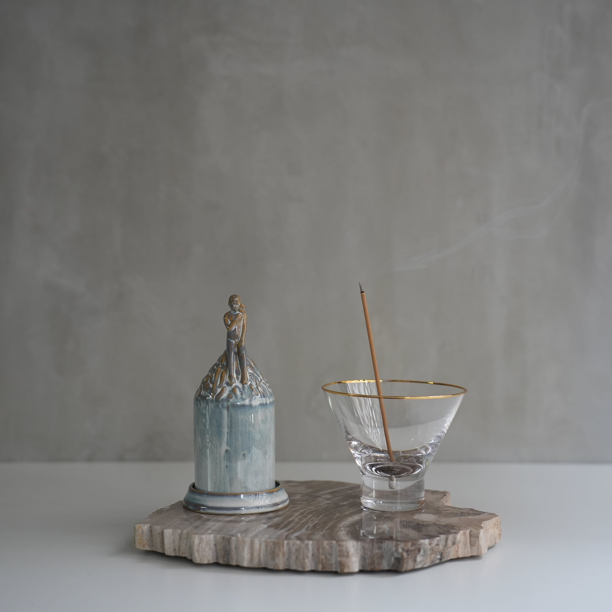 Hazel Alle a te Incense Holder  Cylinder