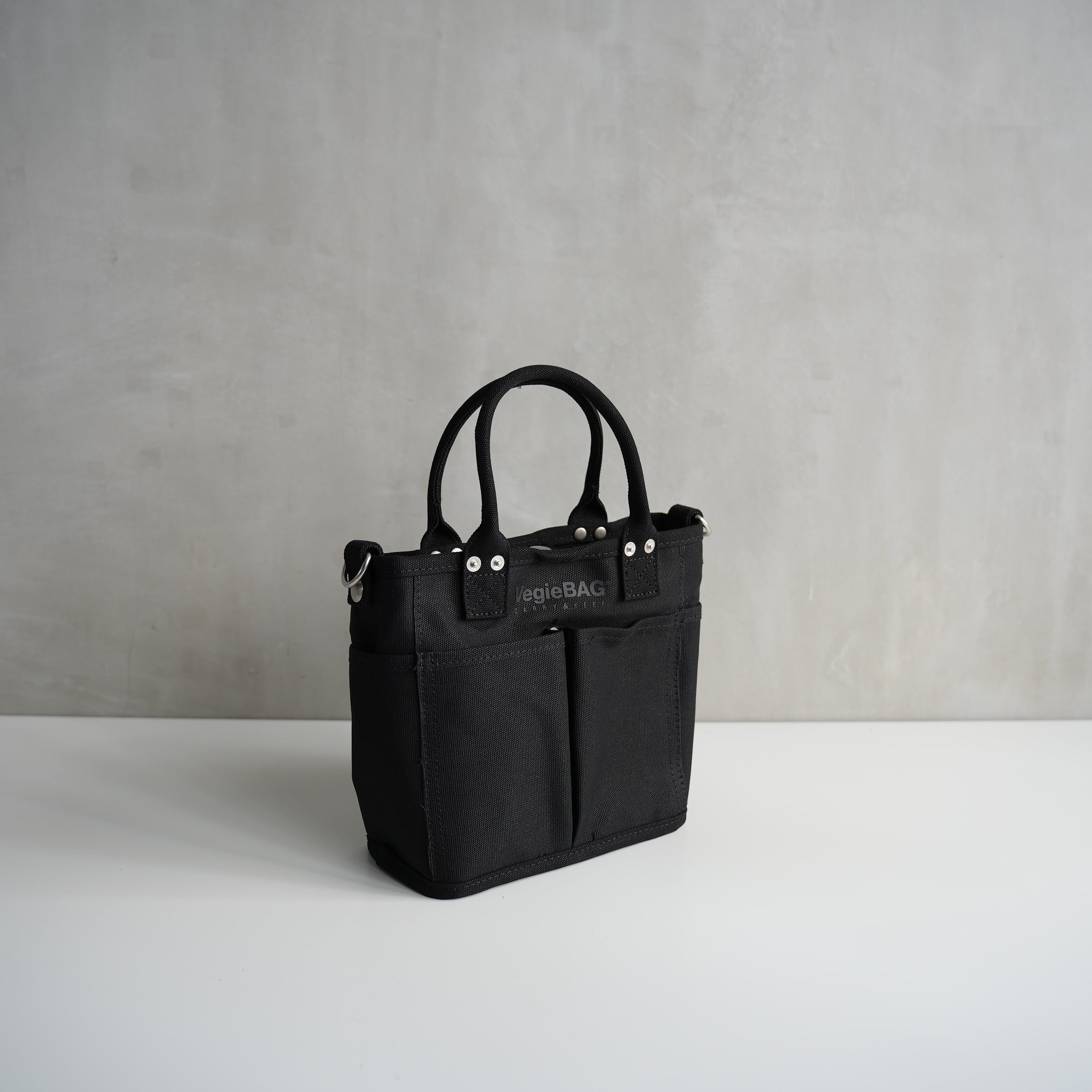 VegieBAG　MINI SQUARE BLACK