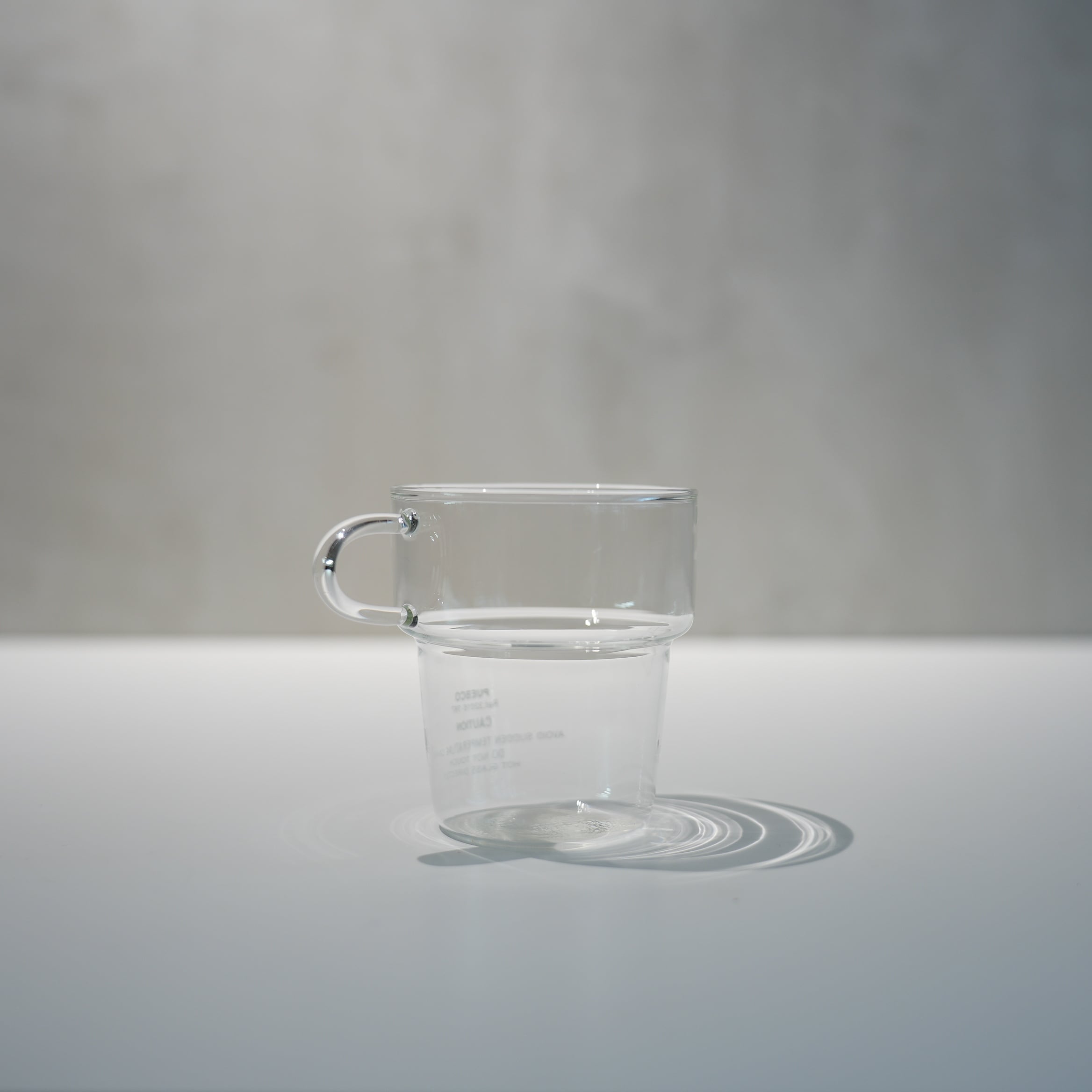 BOROSILICATE GLASS MUG / Deep Stacking