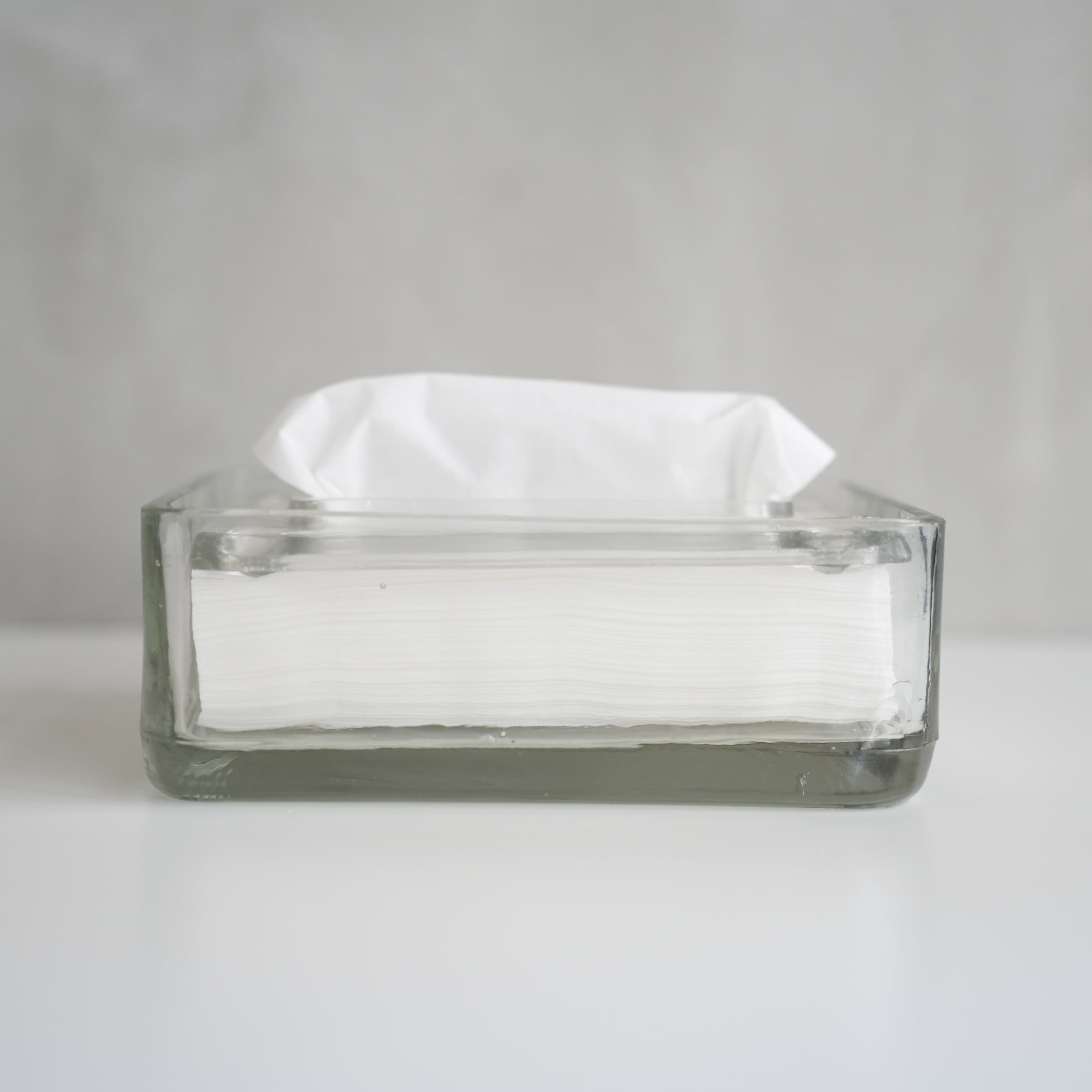 Glass Compact Tissue Case