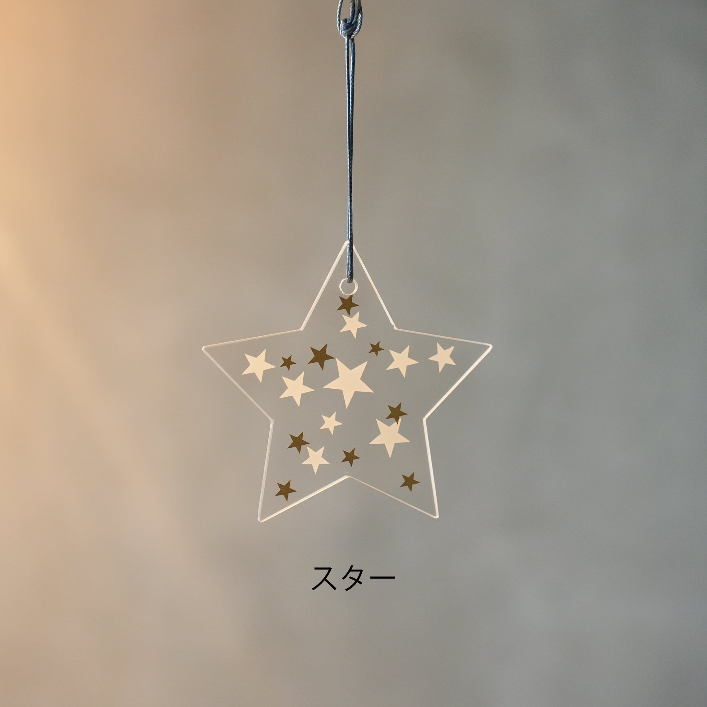 Glass Star Ornament L