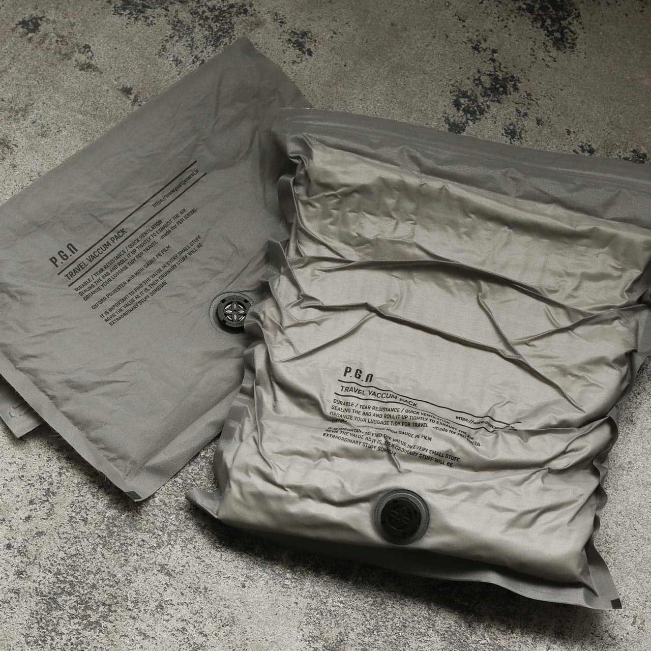 TRAVEL VACUUM PACK L　Gray