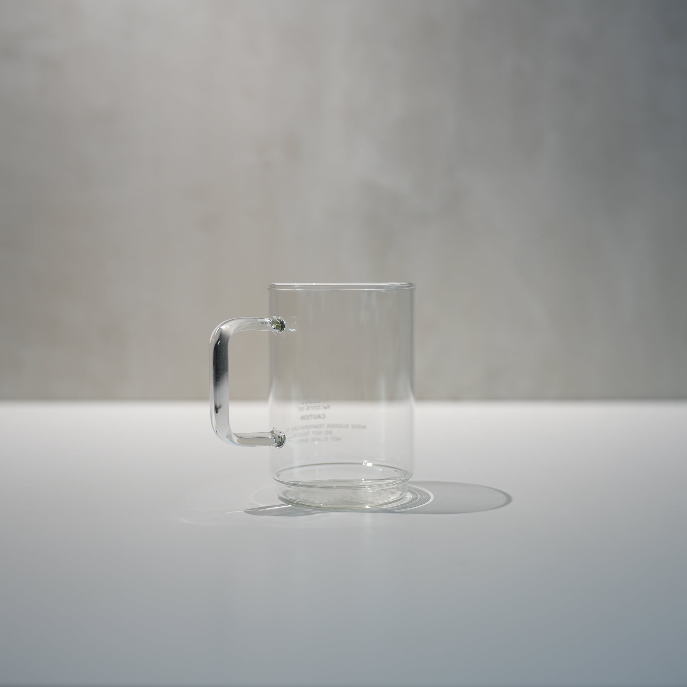 BOROSILICATE GLASS MUG / Shallow Stacking