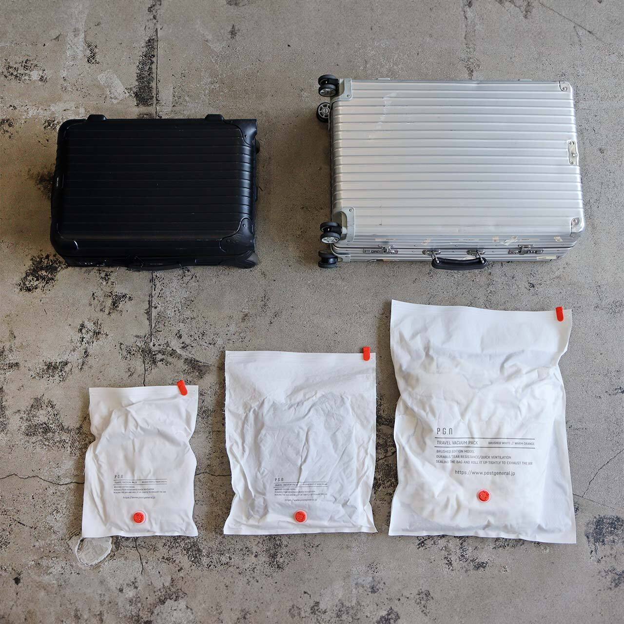 TRAVEL VACUUM PACK LL　White