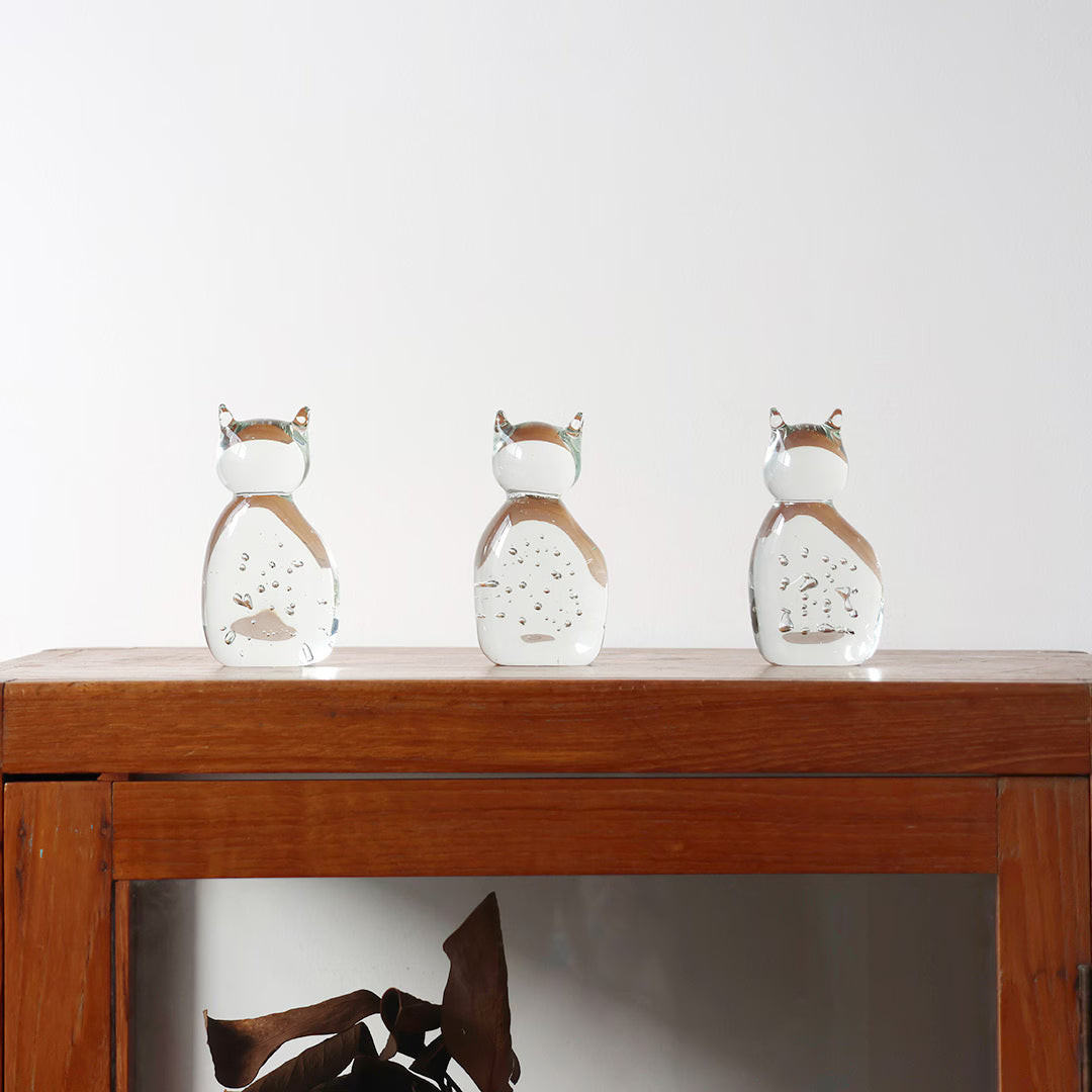 Glass Objet Cat
