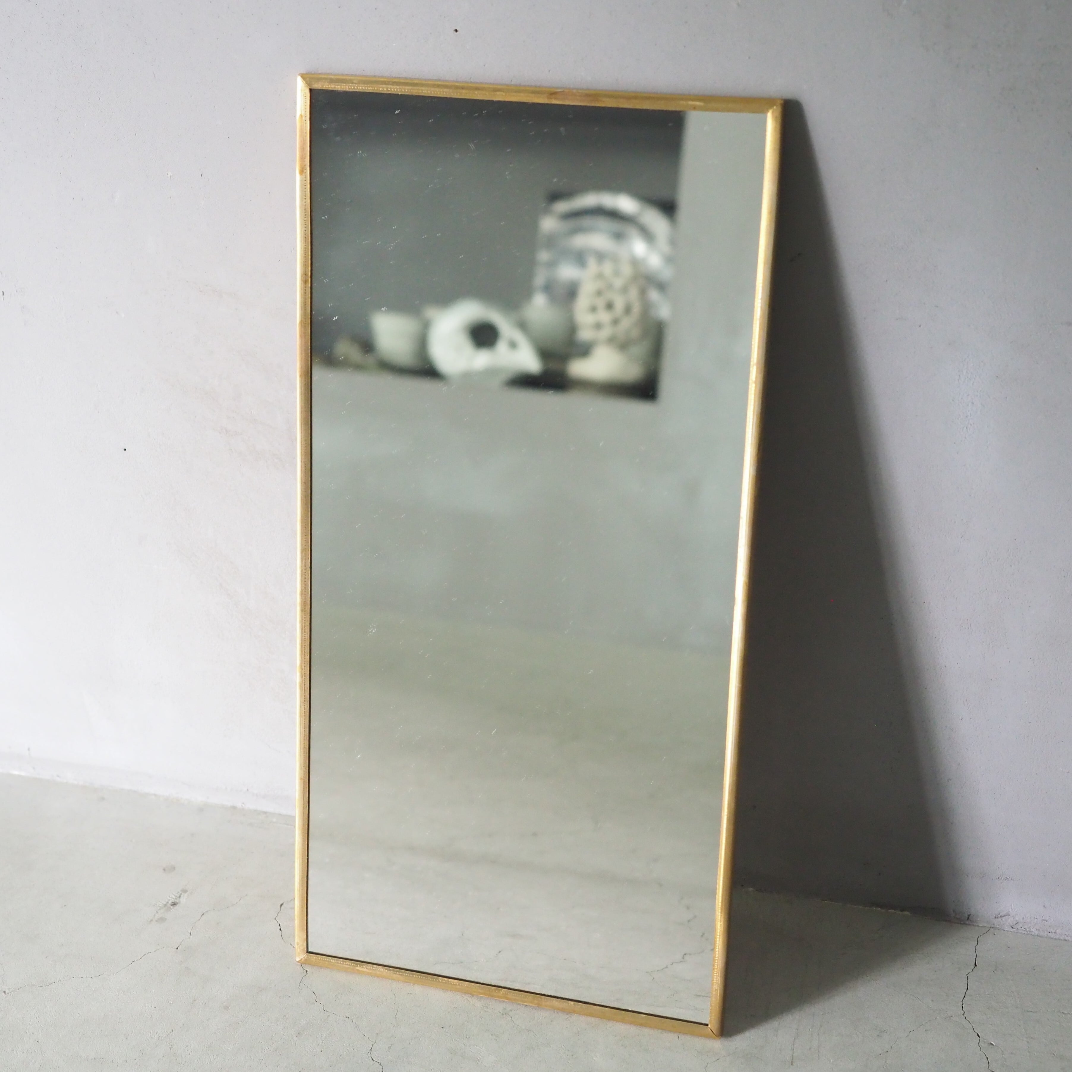 Odier Brass Mirror Rectangle