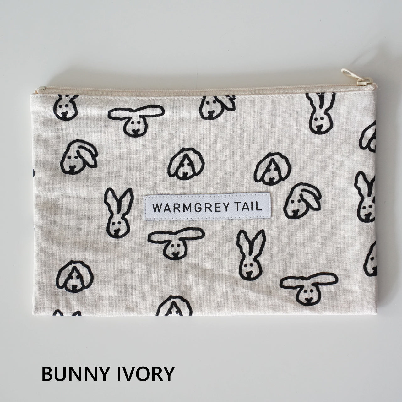 Warmgrey Tail FLAT POUCH