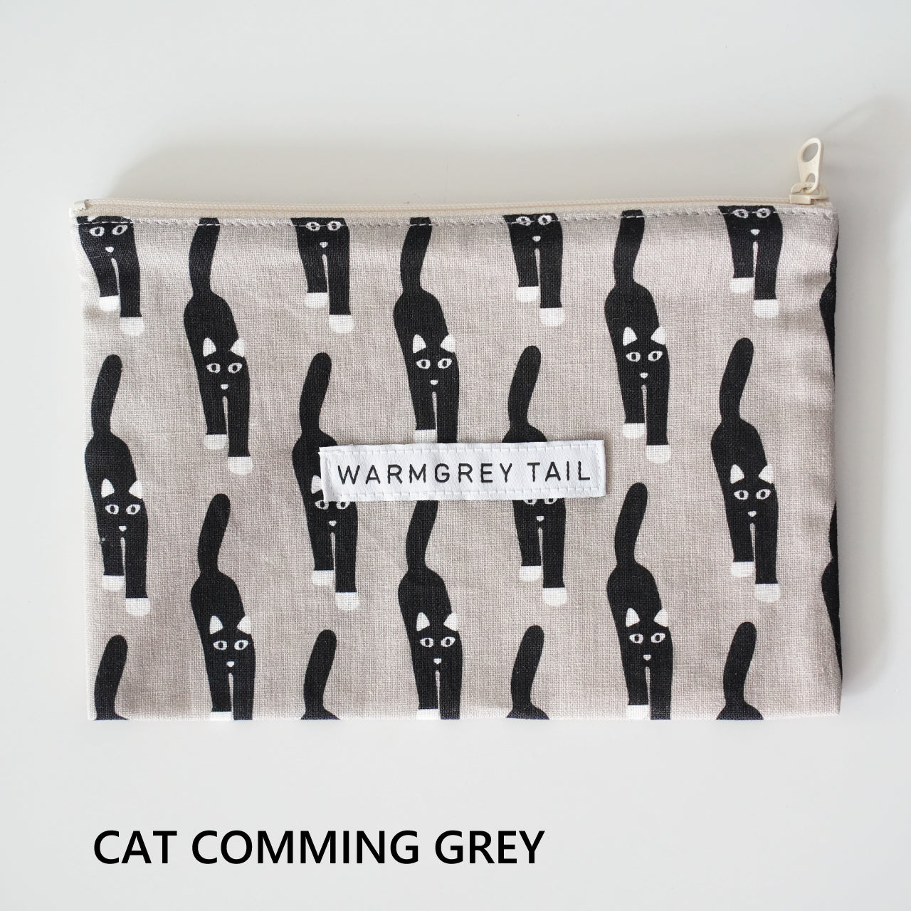 Warmgrey Tail FLAT POUCH