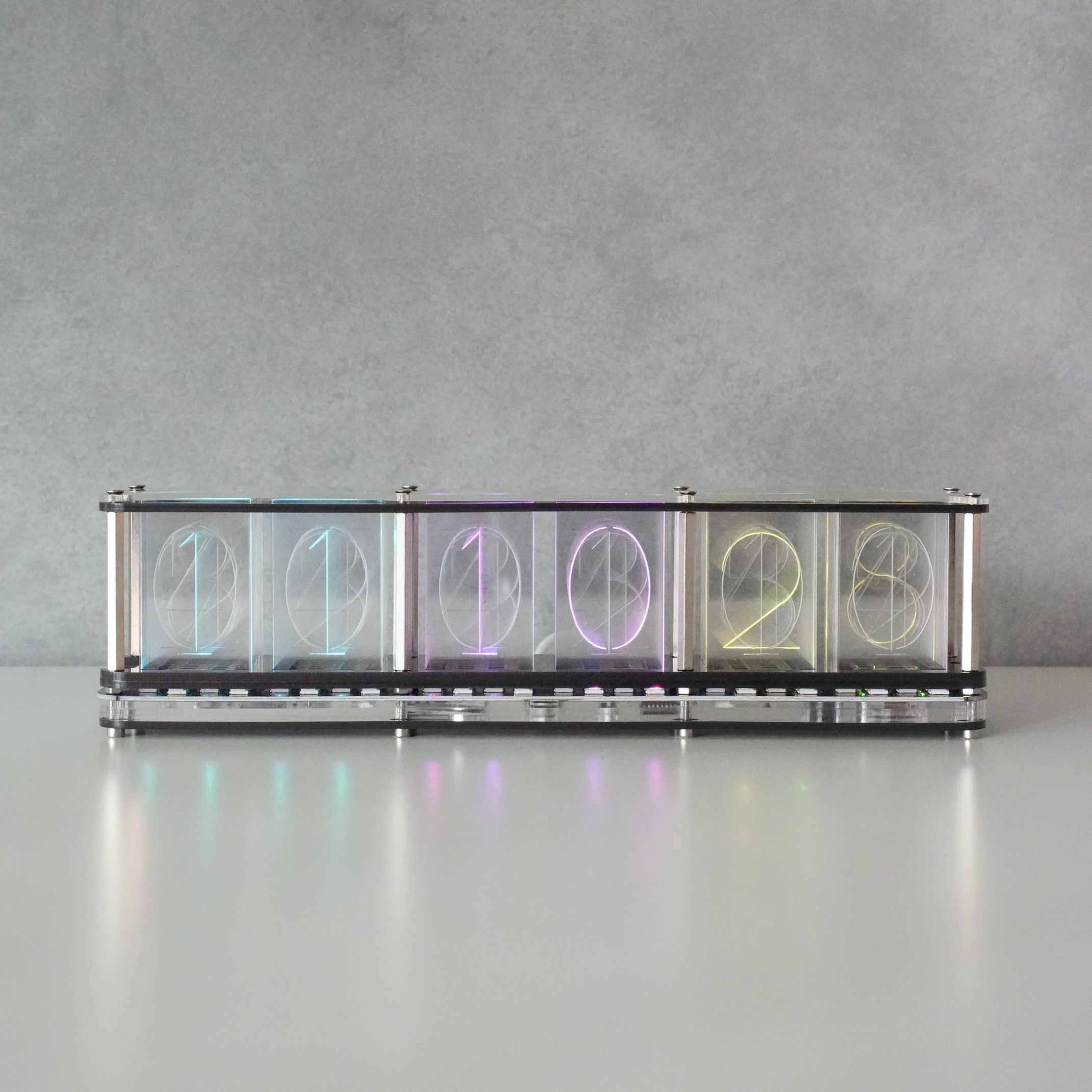 RGB TUBE CLOCK