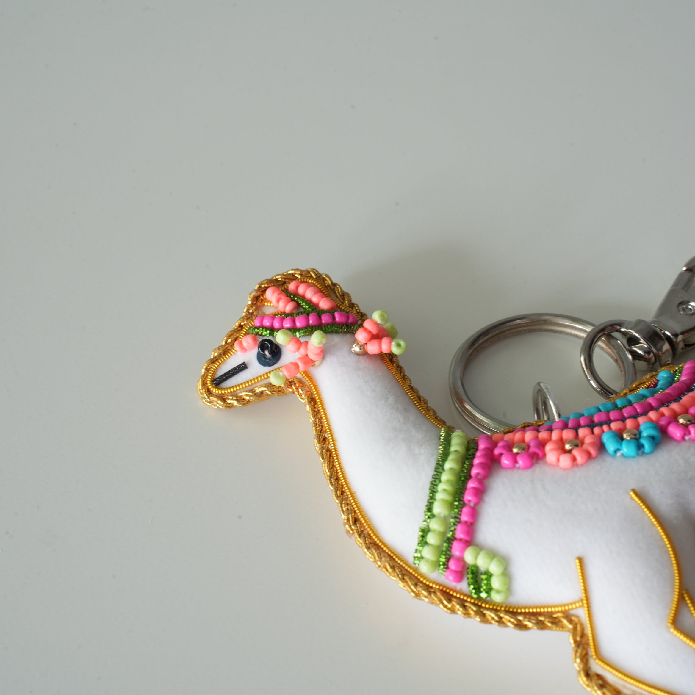 Beads Embroidery Keyholder