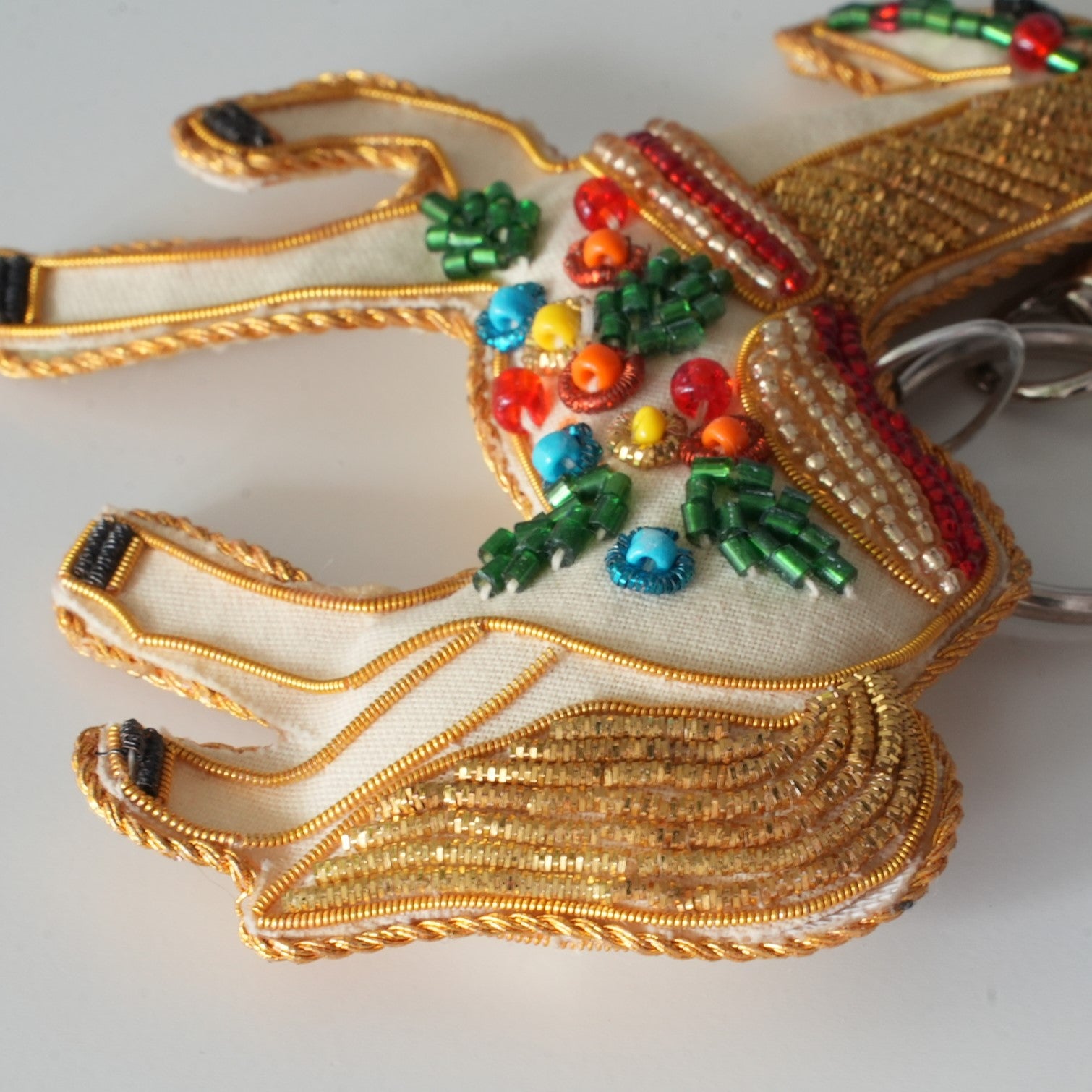Beads Embroidery Keyholder