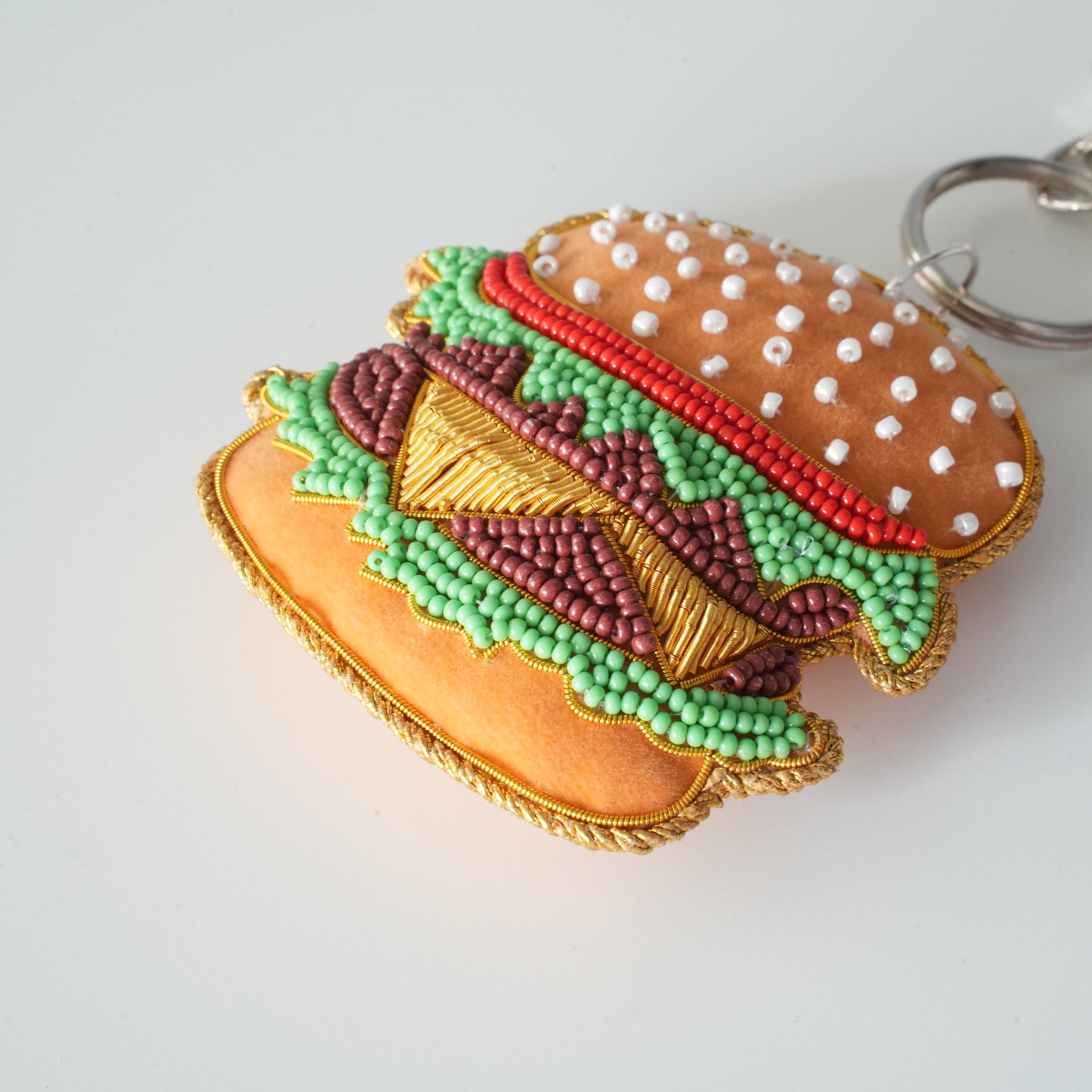 Beads Embroidery Keyholder