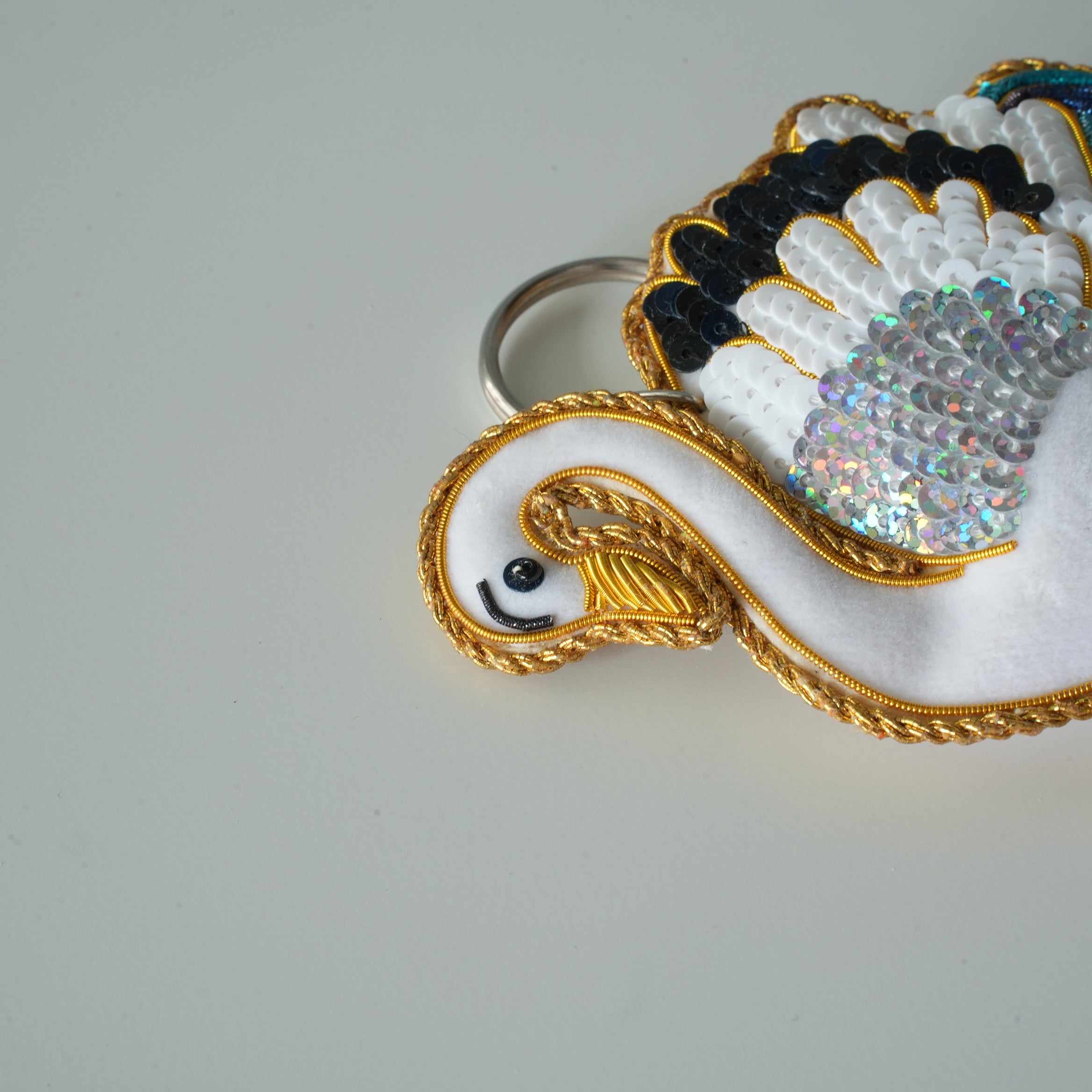 Beads Embroidery Keyholder