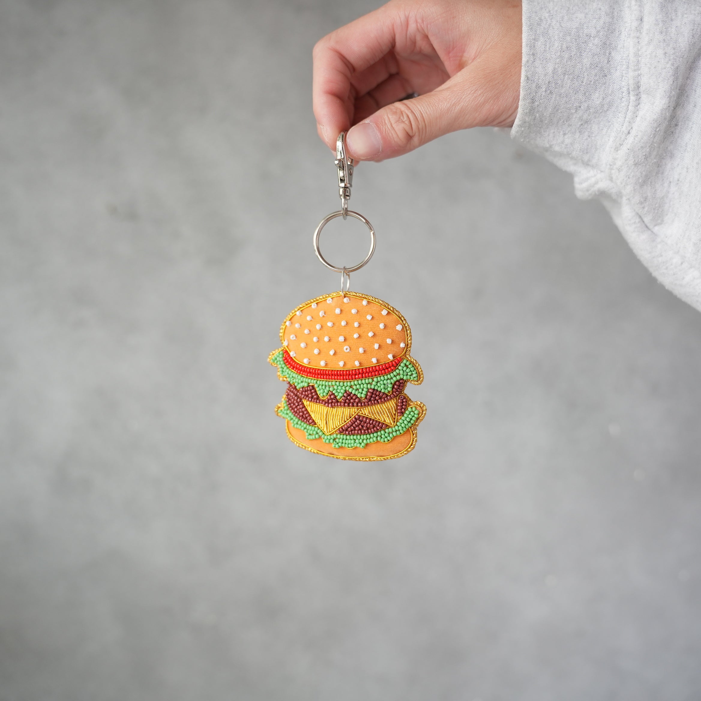 Beads Embroidery Keyholder
