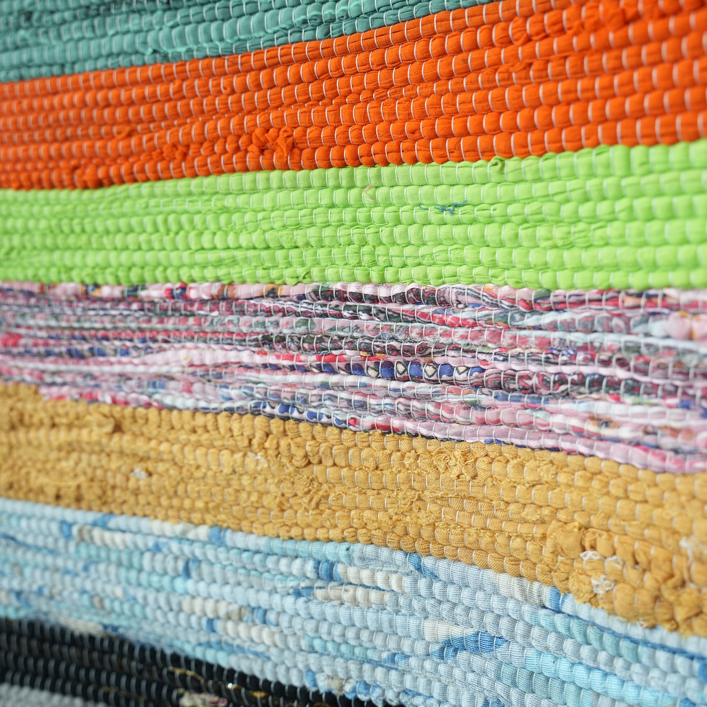 SCRAP FABRIC RUG B