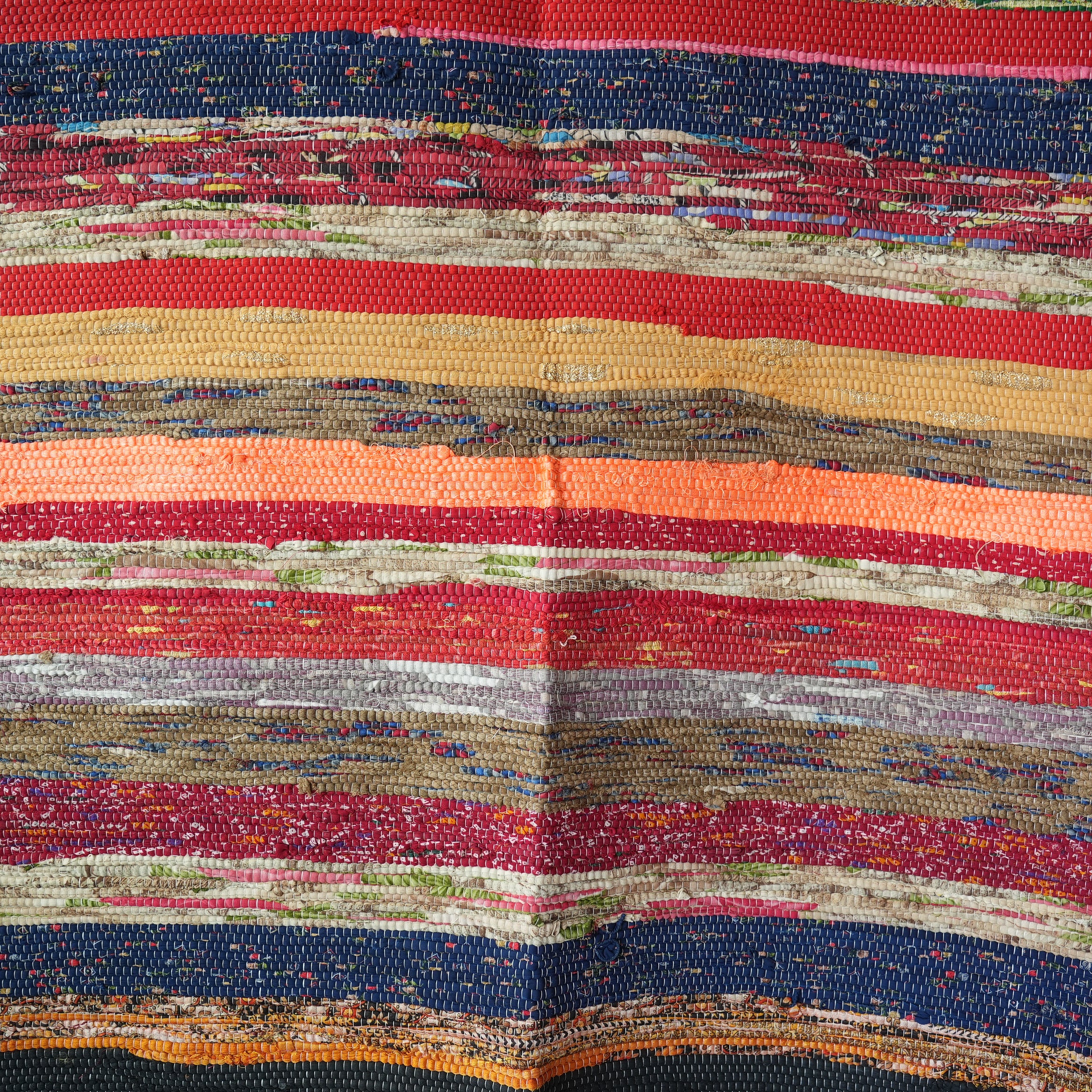 SCRAP FABRIC RUG D