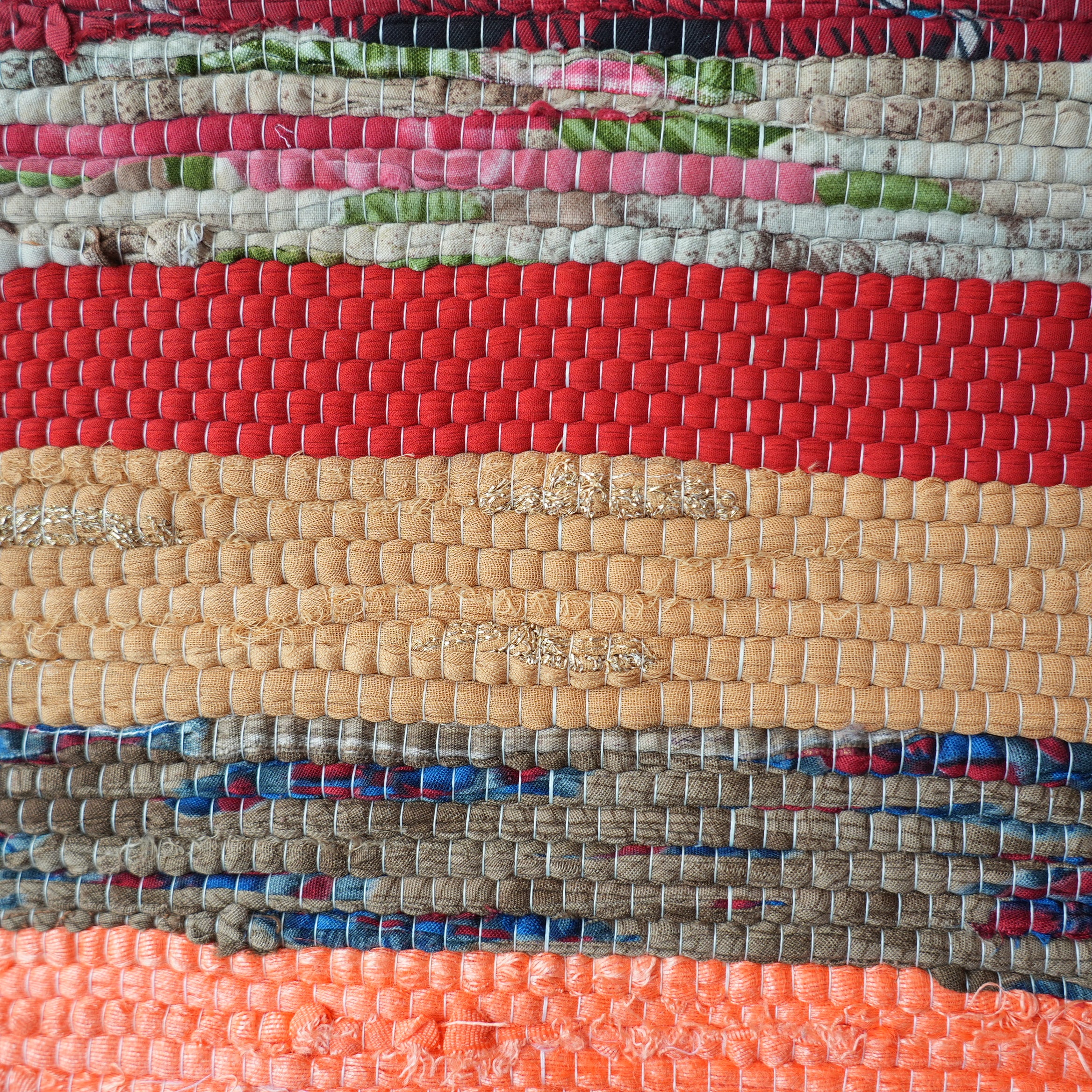 SCRAP FABRIC RUG D