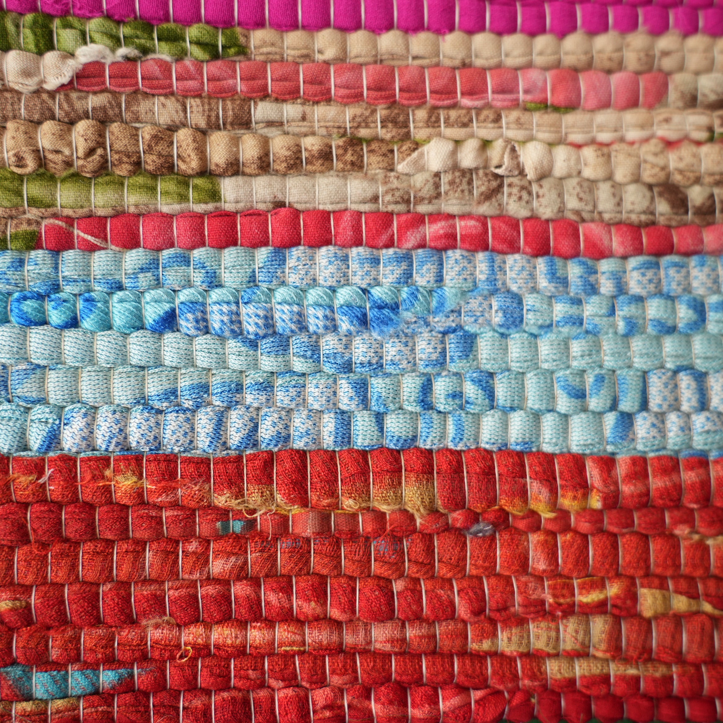 SCRAP FABRIC RUG D