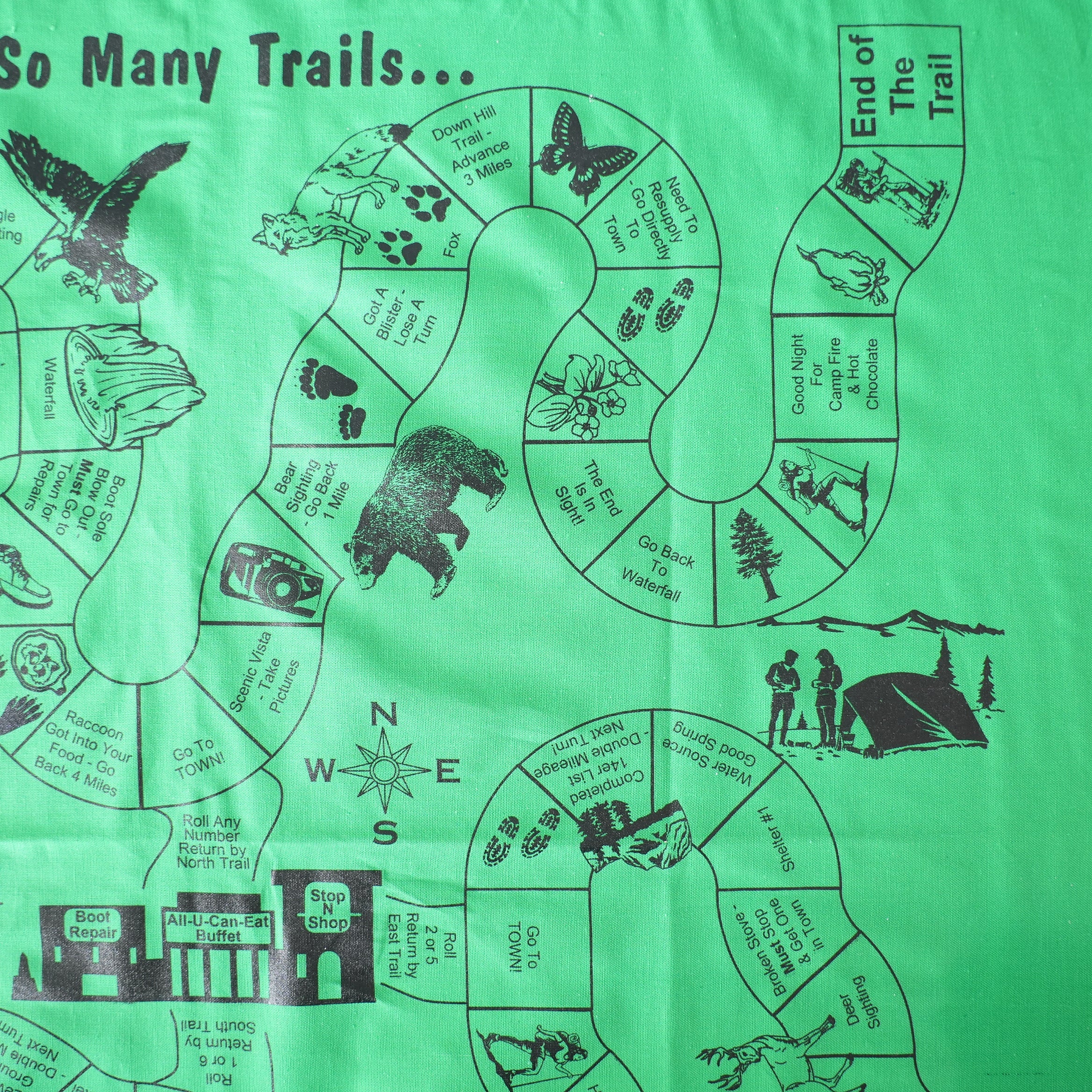 TRAIL HANKIE BANDANA　SO MANY TRAILS...