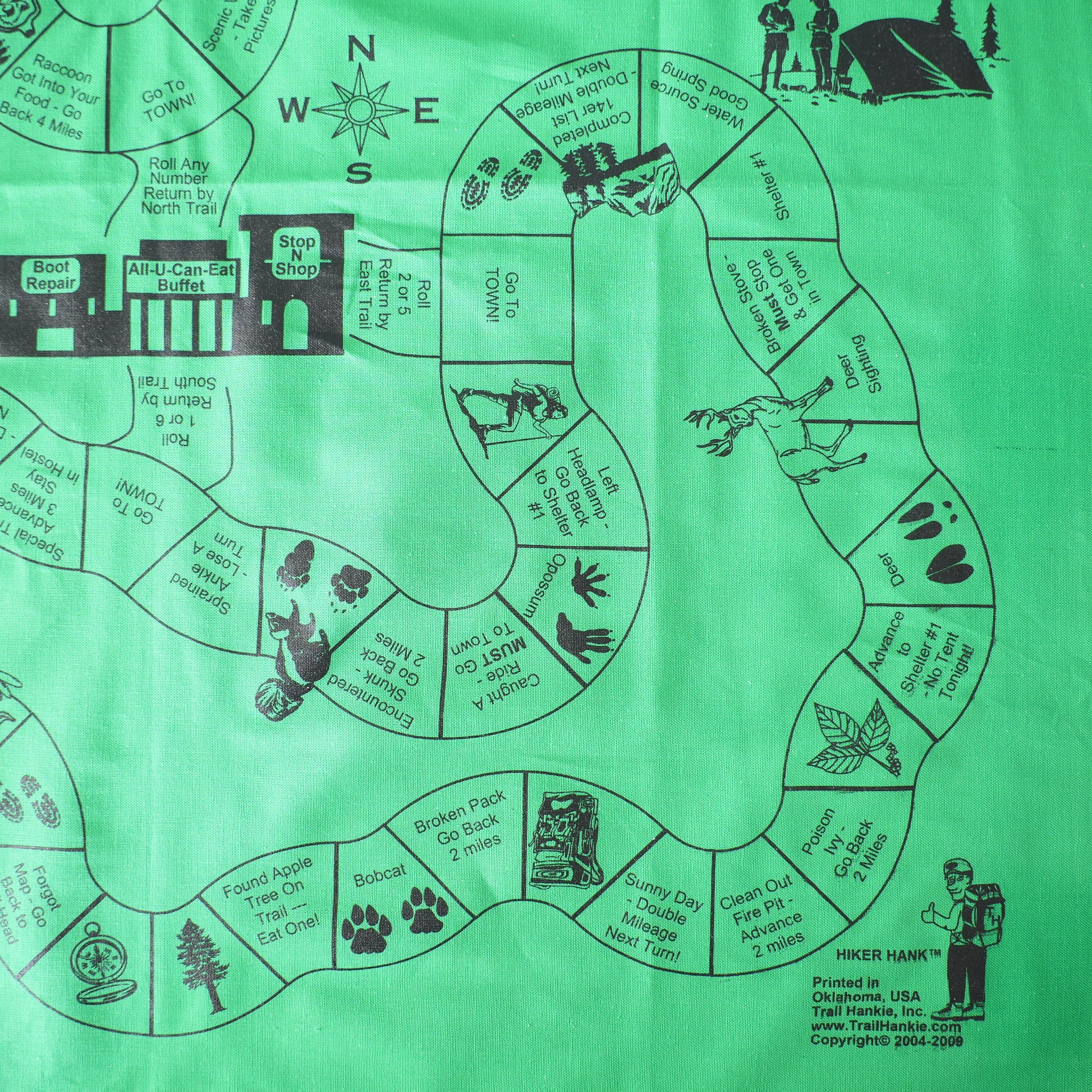 TRAIL HANKIE BANDANA　SO MANY TRAILS...