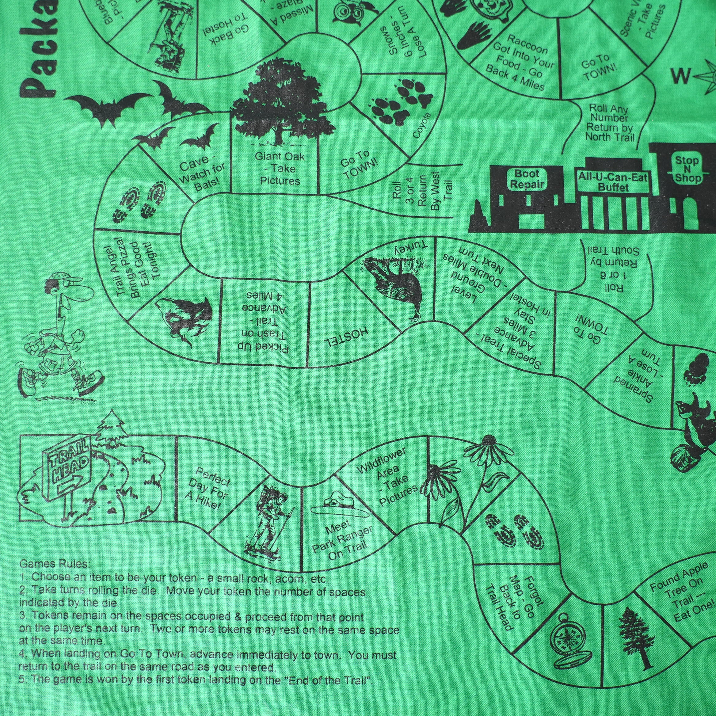 TRAIL HANKIE BANDANA　SO MANY TRAILS...