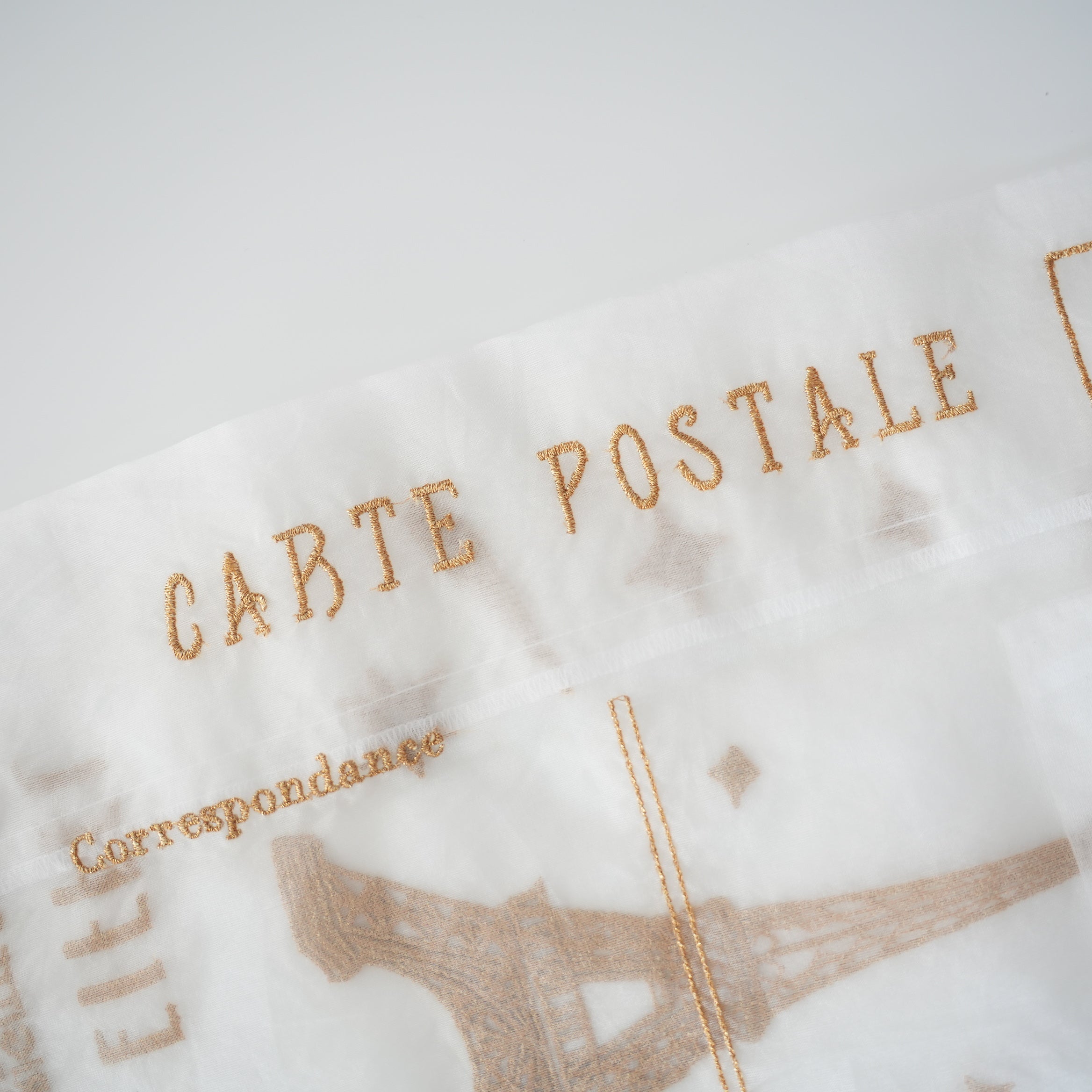 Paris Tour Eiffel White Bag