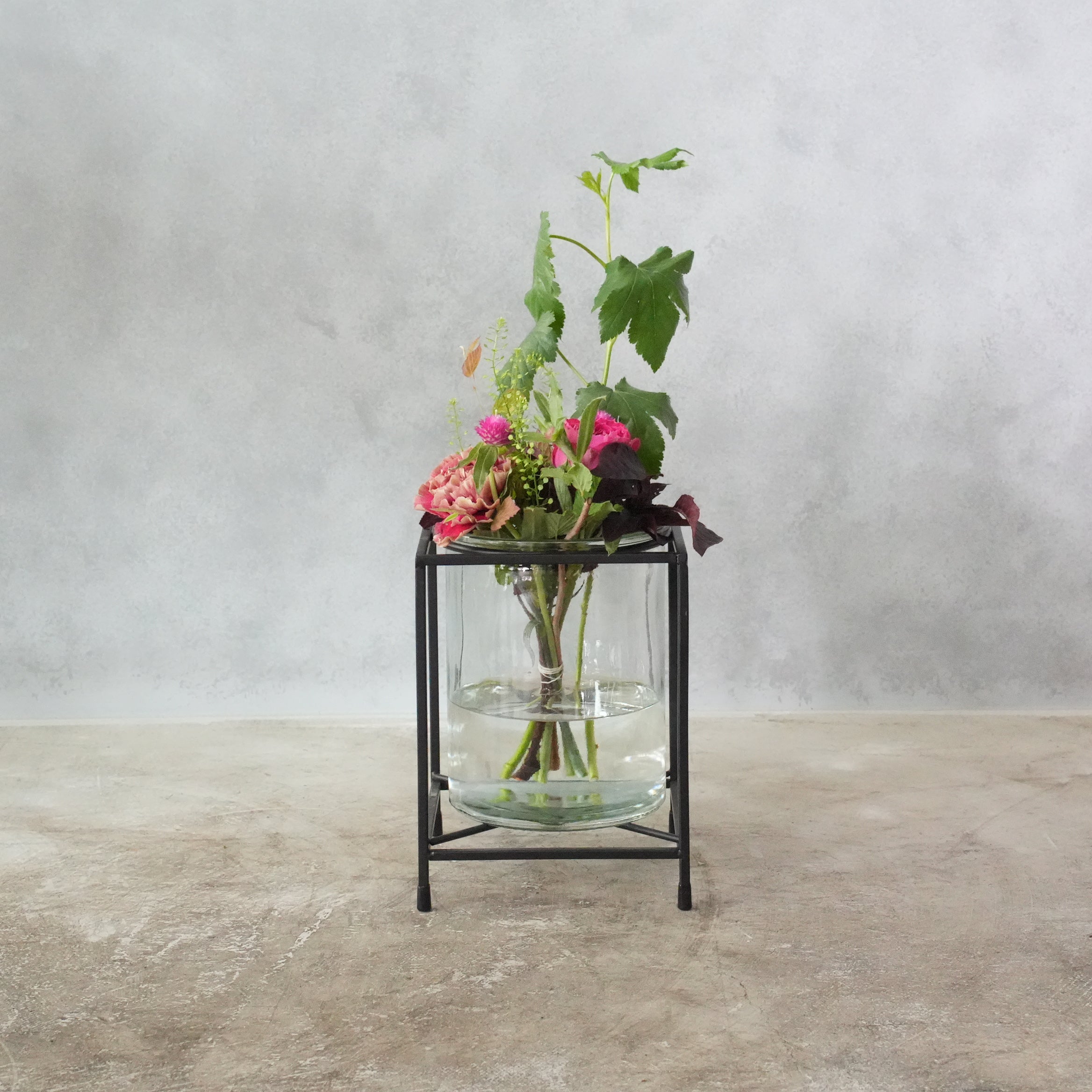 Iron Stand Flower Vase