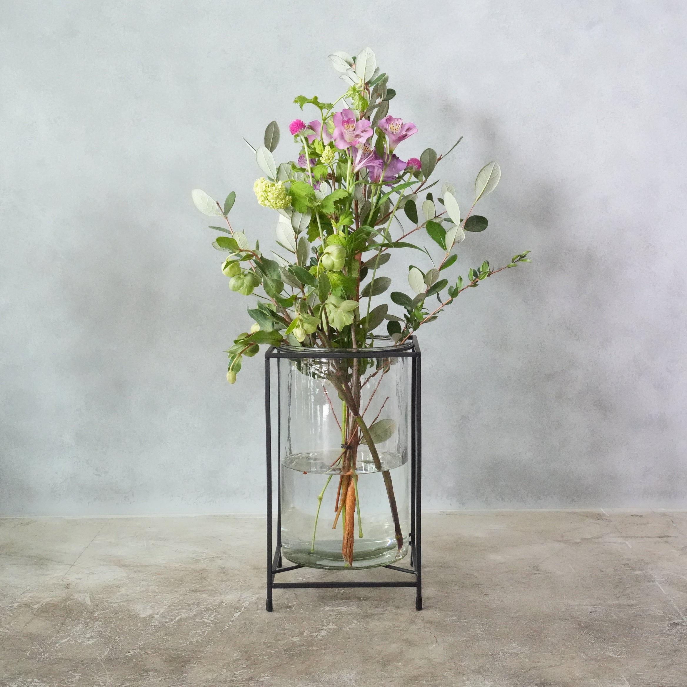 Iron Stand Flower Vase