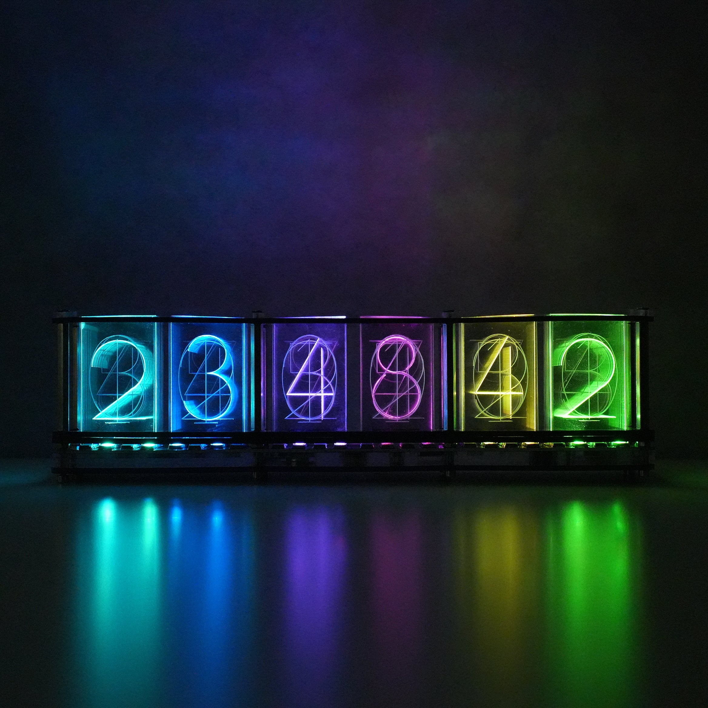 RGB TUBE CLOCK