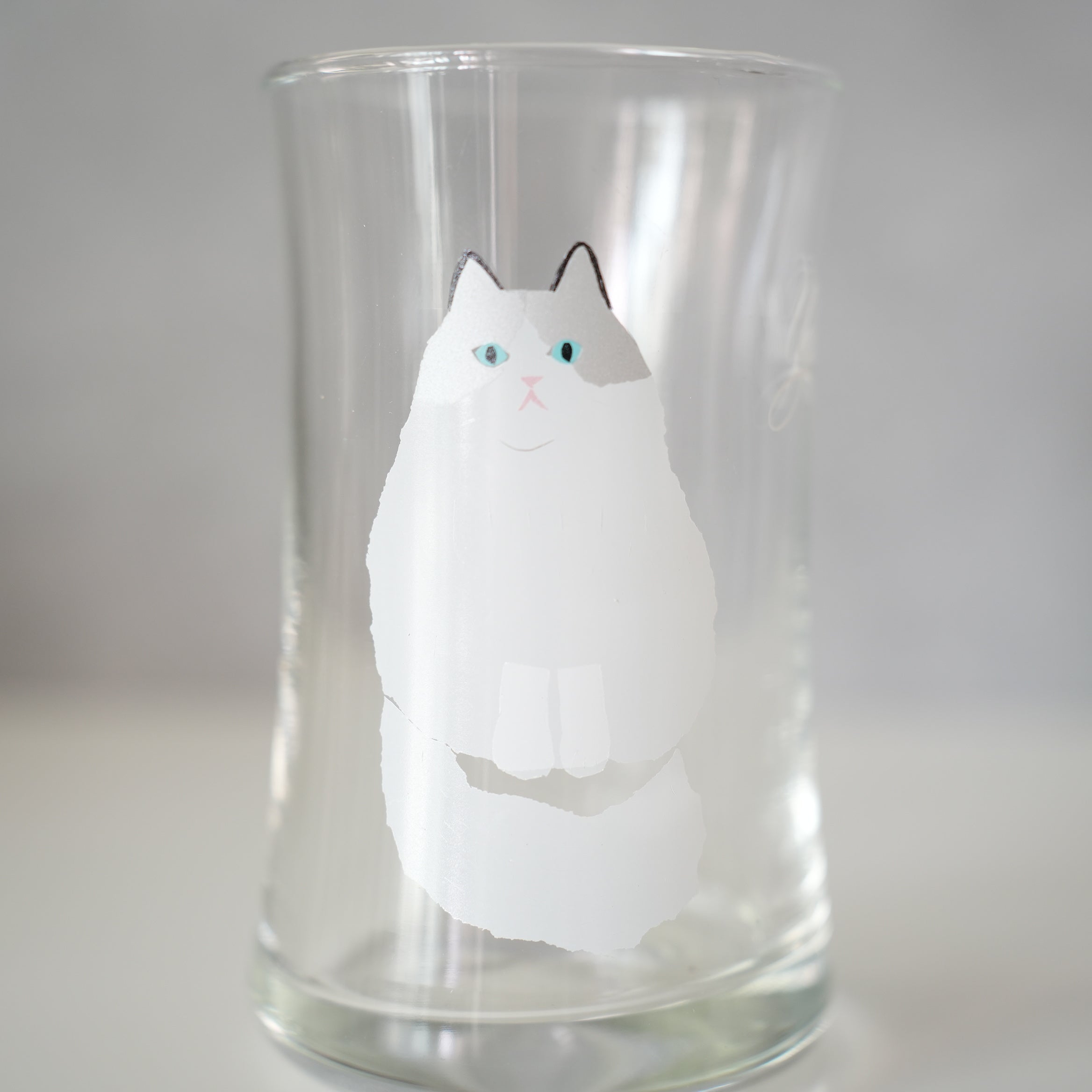 うそみたいなコップ　ノルウェイジャンフォレストキャット