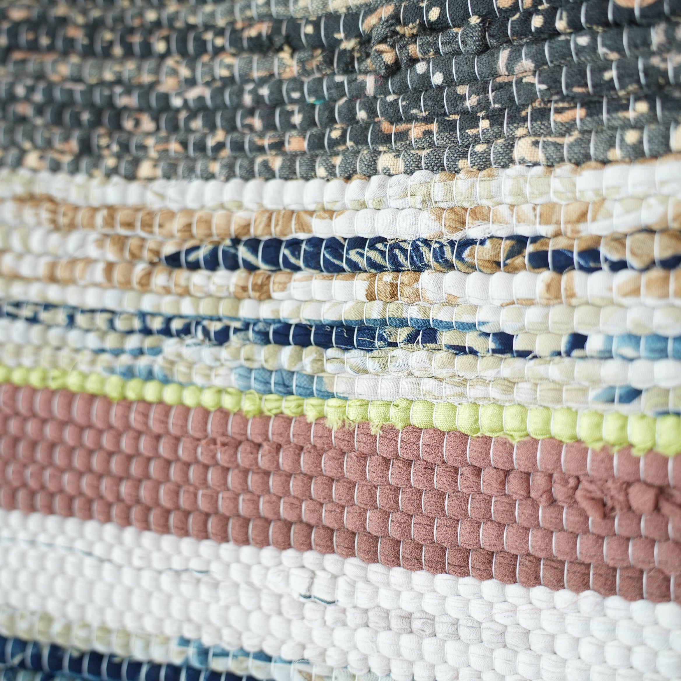 SCRAP FABRIC RUG A