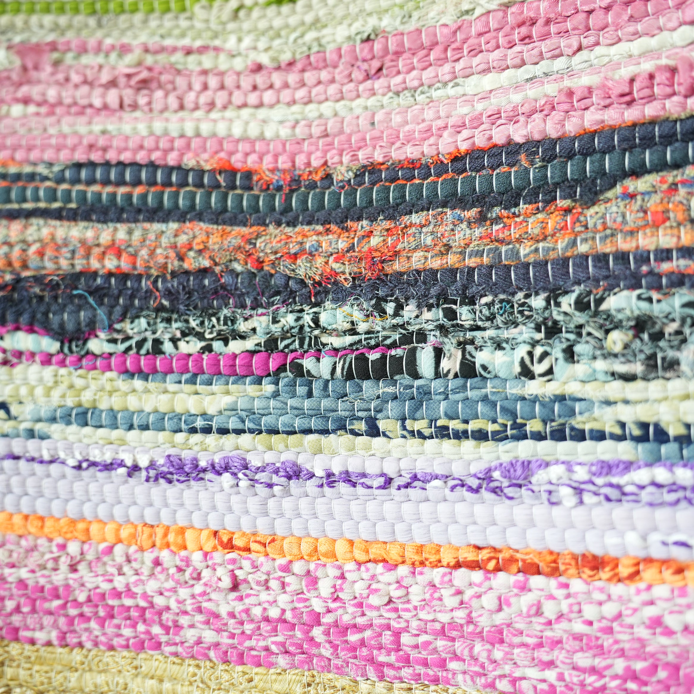 SCRAP FABRIC RUG A