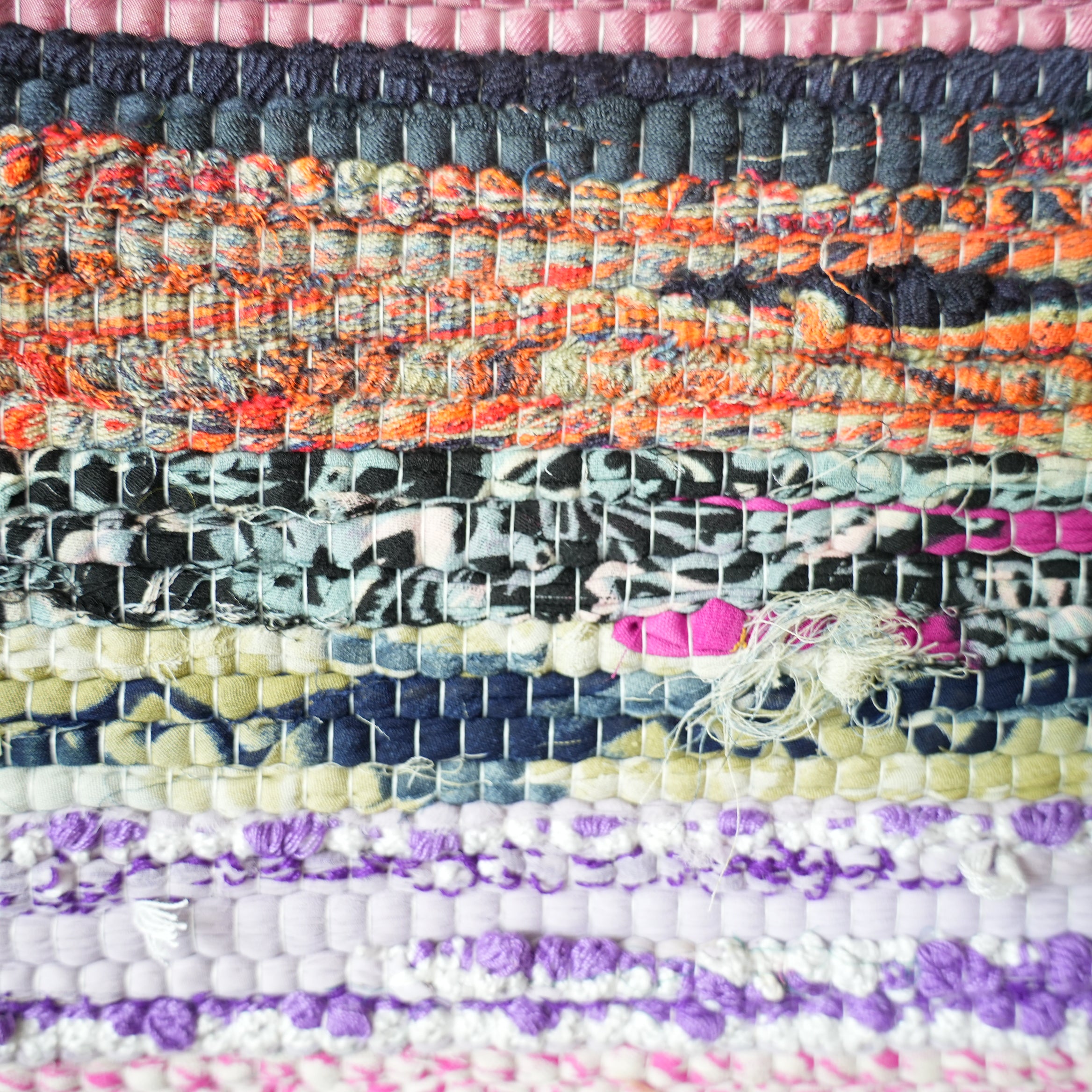 SCRAP FABRIC RUG A