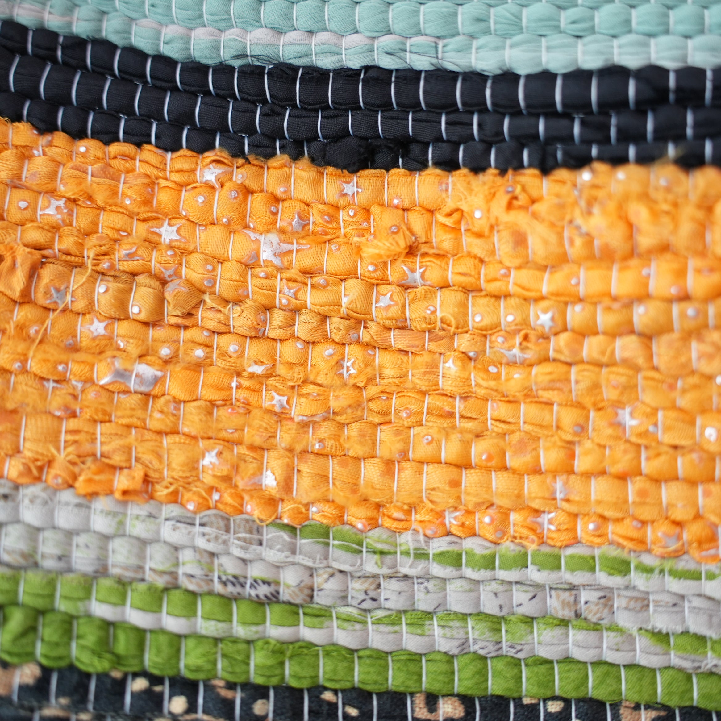 SCRAP FABRIC RUG A