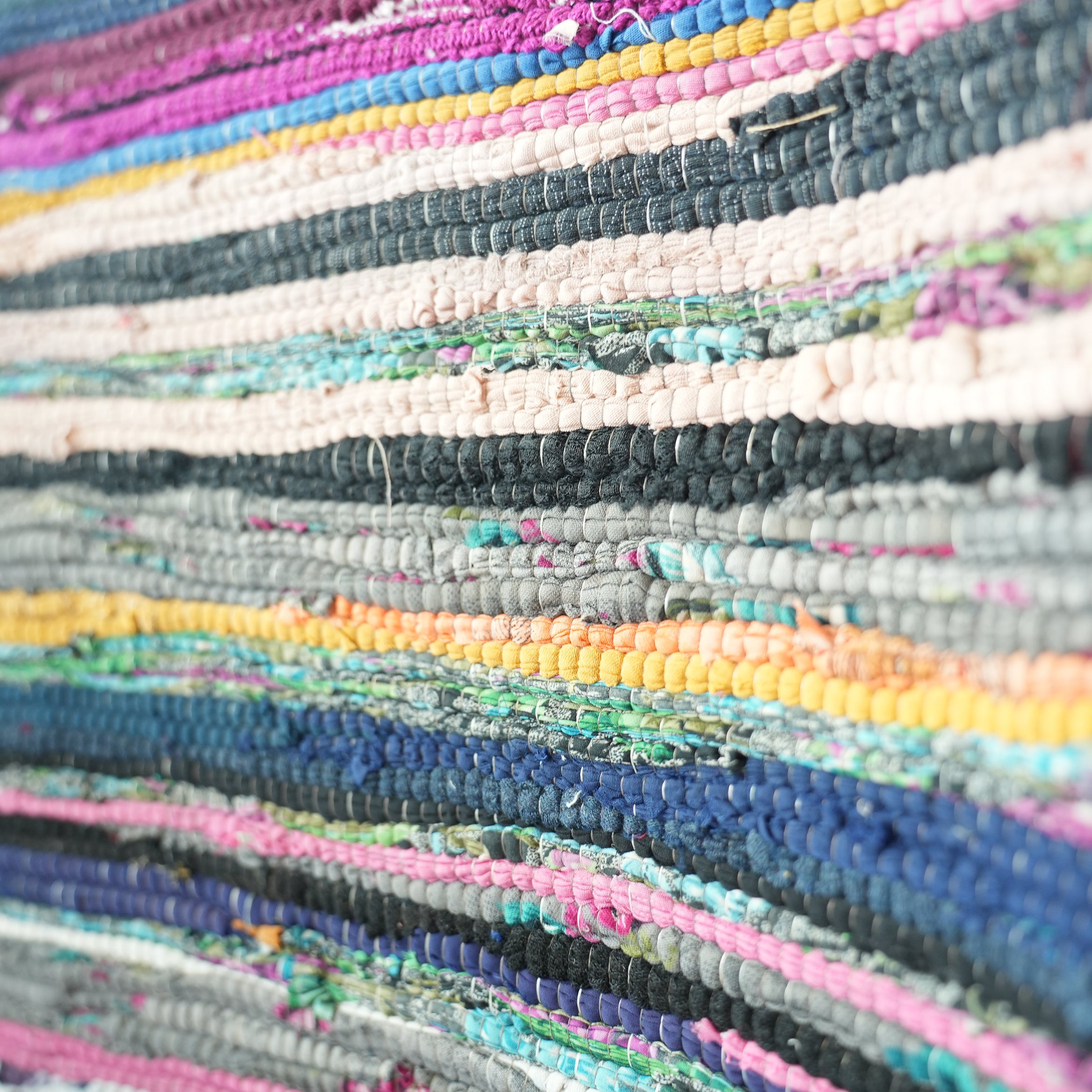 SCRAP FABRIC RUG C