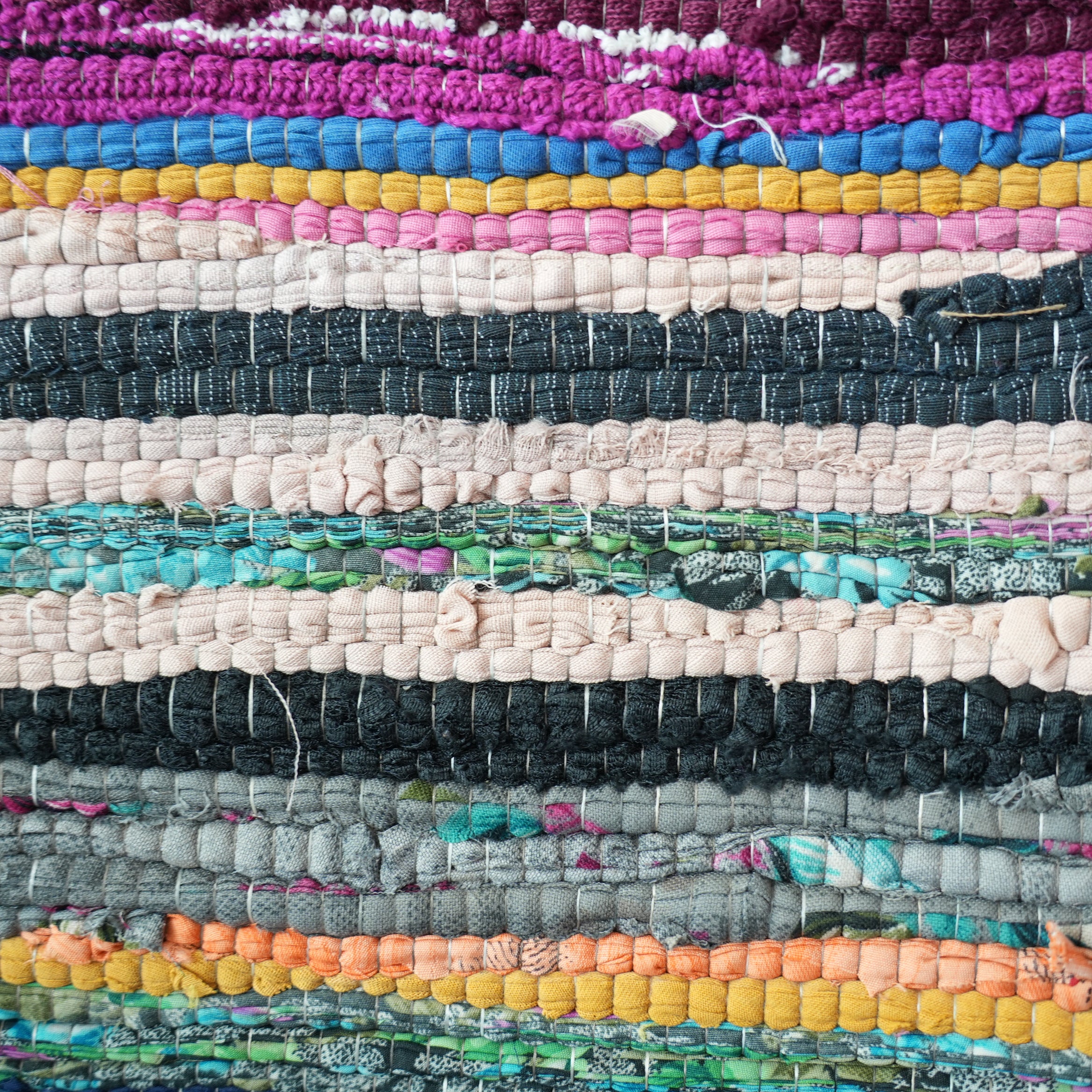 SCRAP FABRIC RUG C