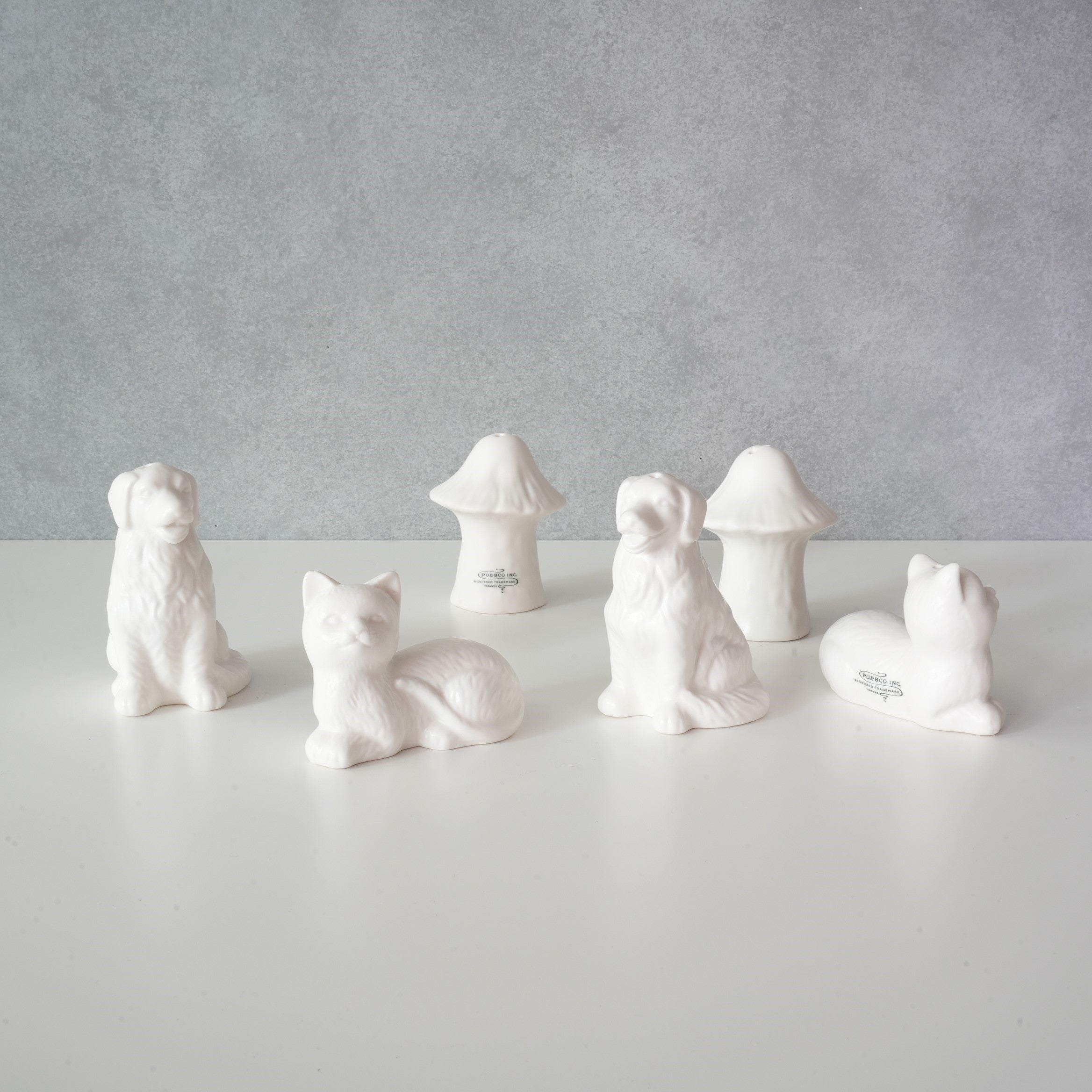 CERAMIC SALT & PEPPER SHAKER SET