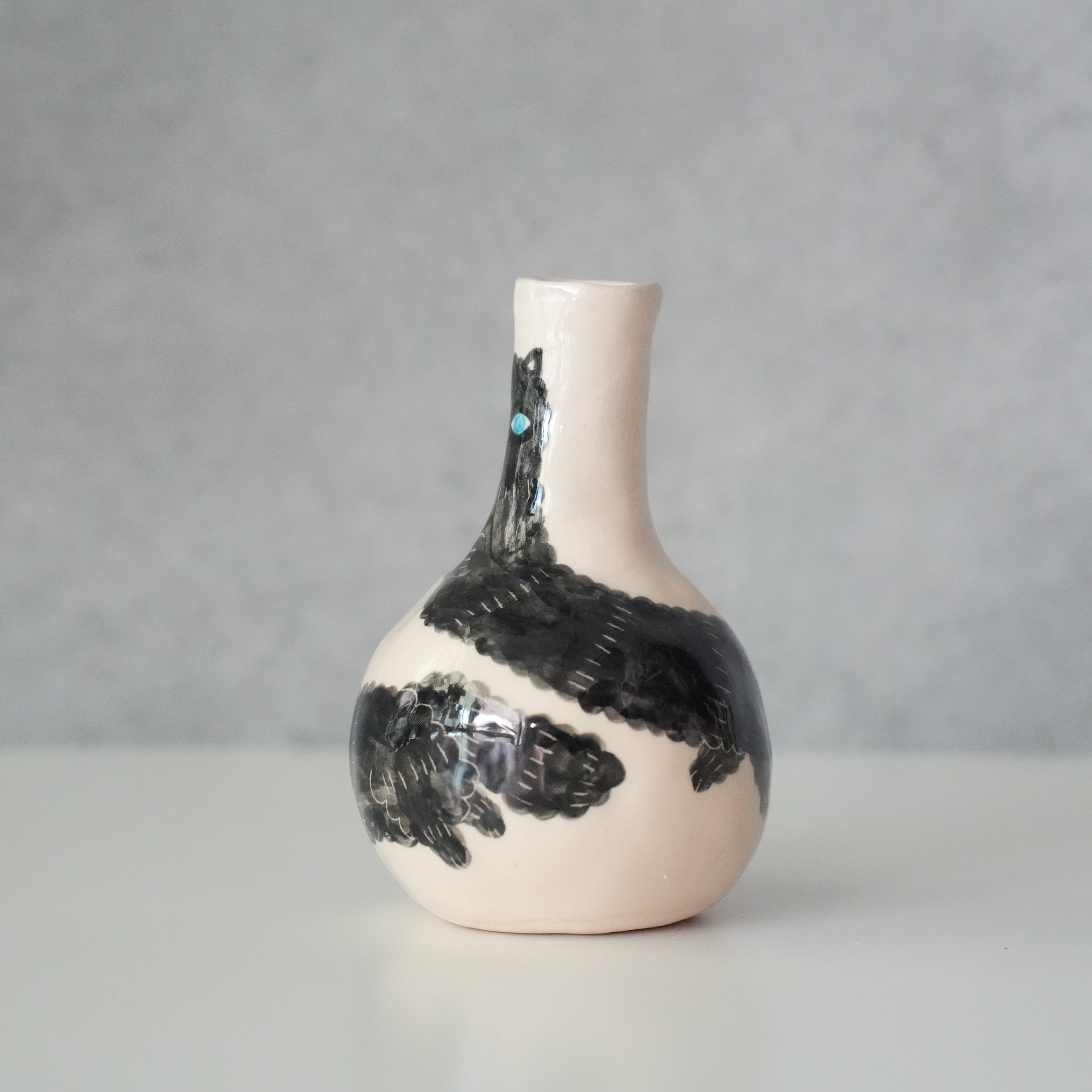 Cat Flower Vase　D
