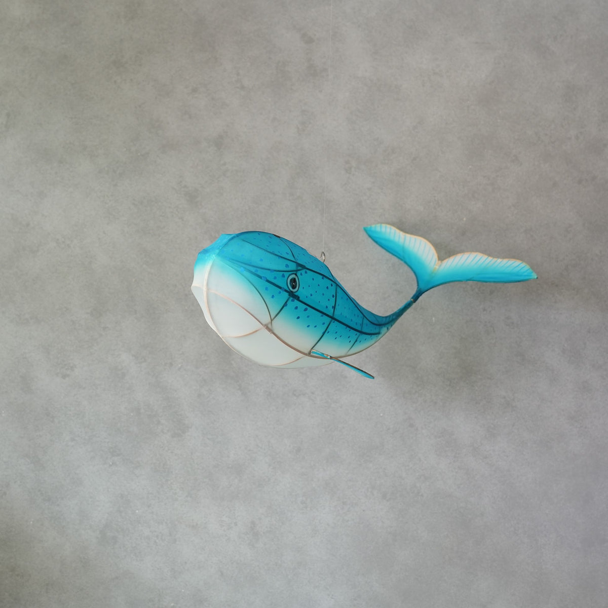 Bamboo Whale Lantern Pendant Light　S